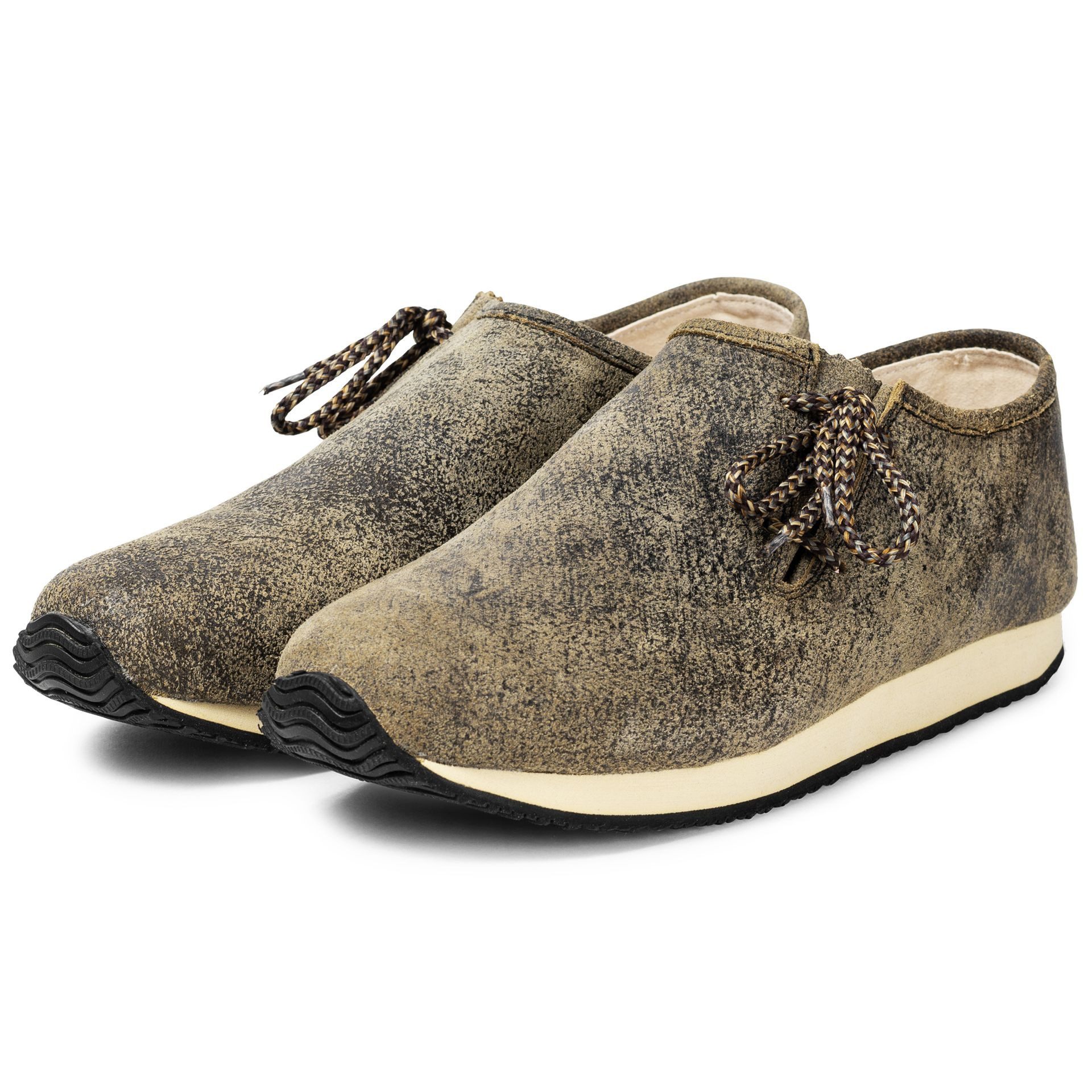 PAULGOS Trachtenschuhe Trachten Sneaker Schuhe Haferl Schnürschuh Echtleder Haferlschuh