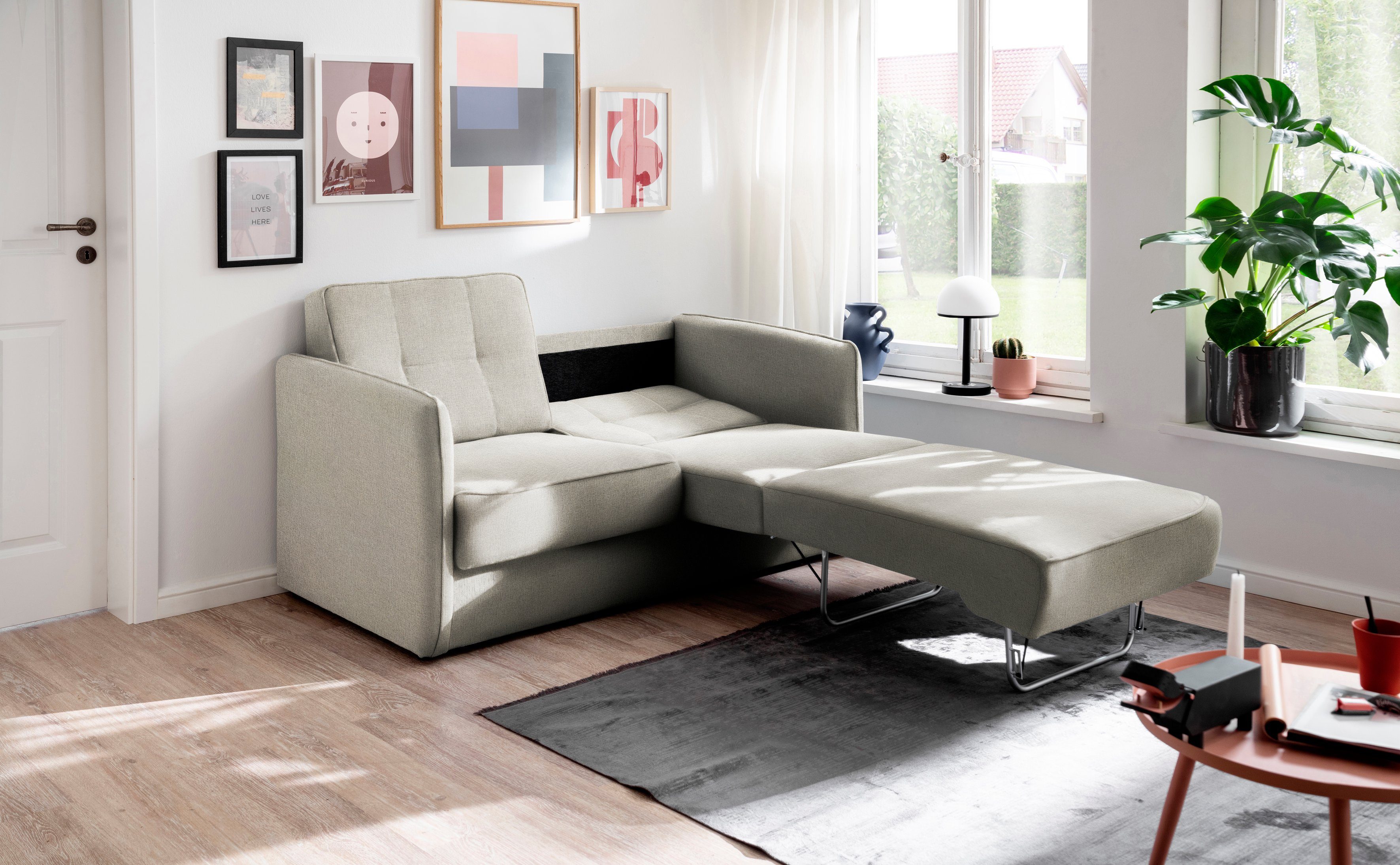INOSIGN Schlafsofa Milano, zwei einzeln ausziehbare günstig online kaufen