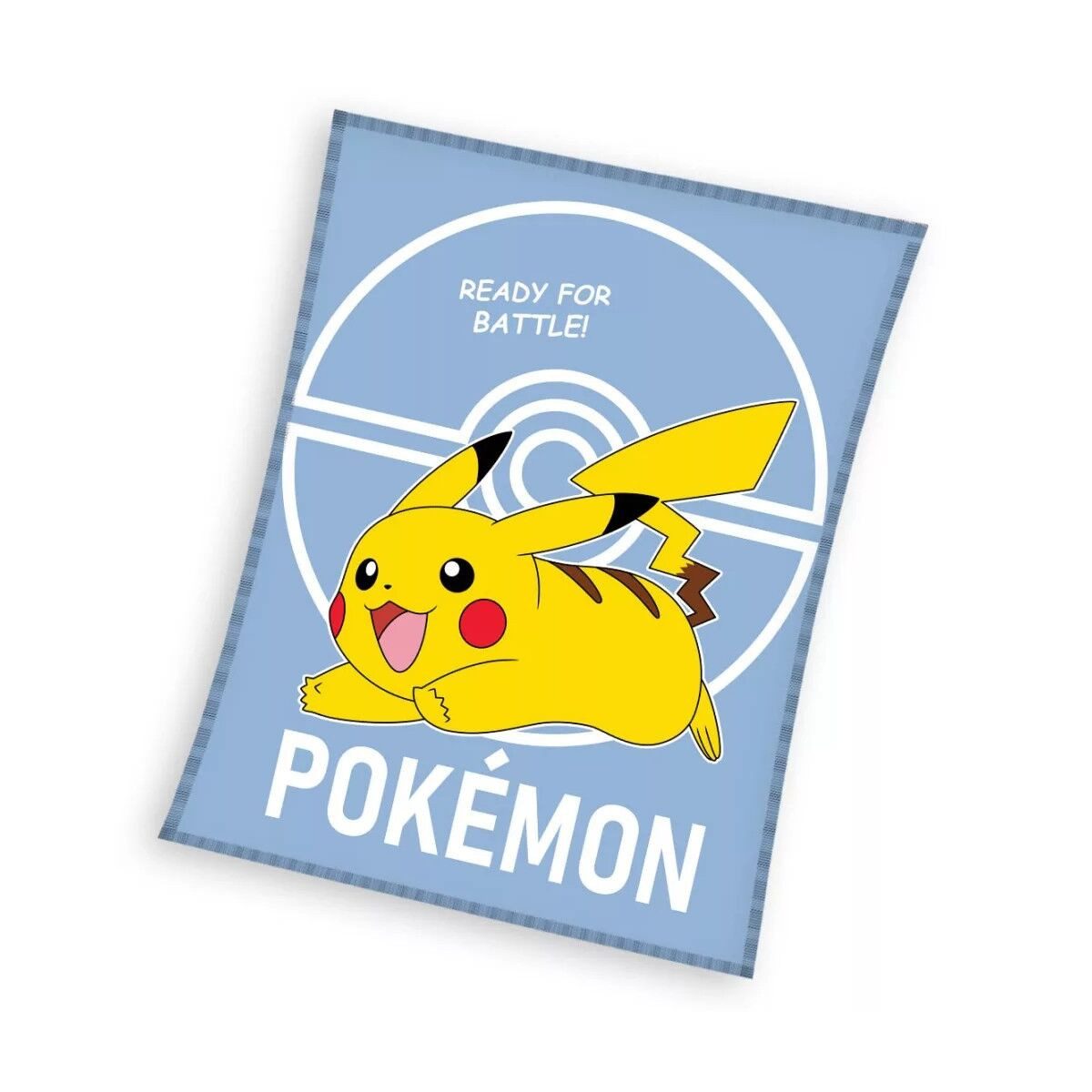 Wohndecke Pokémon Ready for Battle Fleece-Decke 110x140cm, POKÉMON, Geschenkidee für Mädchen und Jungen