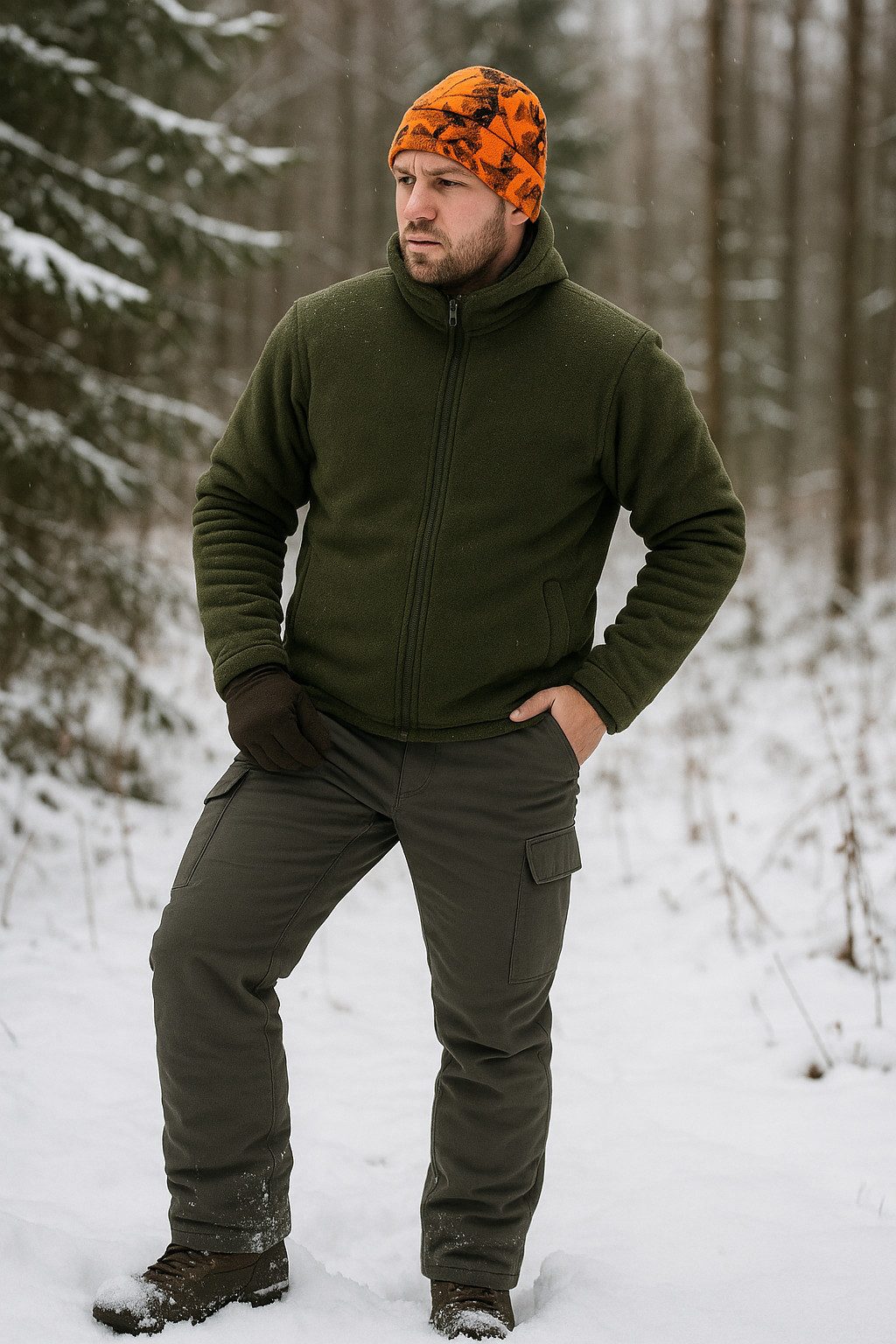 Leo Köhler Thermohose Original Bundeswehrhose (Thermohose) gefüttert Jagdhose Oefele Jagd