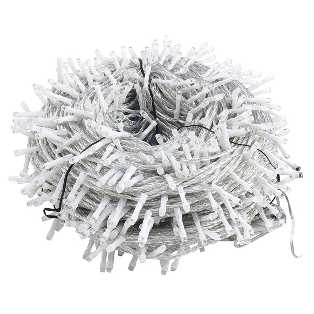 Sunicol Lichterkette 10-100M 8 Modi Lichterkette mit Stecker, für DIY Schlafzimmer Party Garten Hochzeit Deko