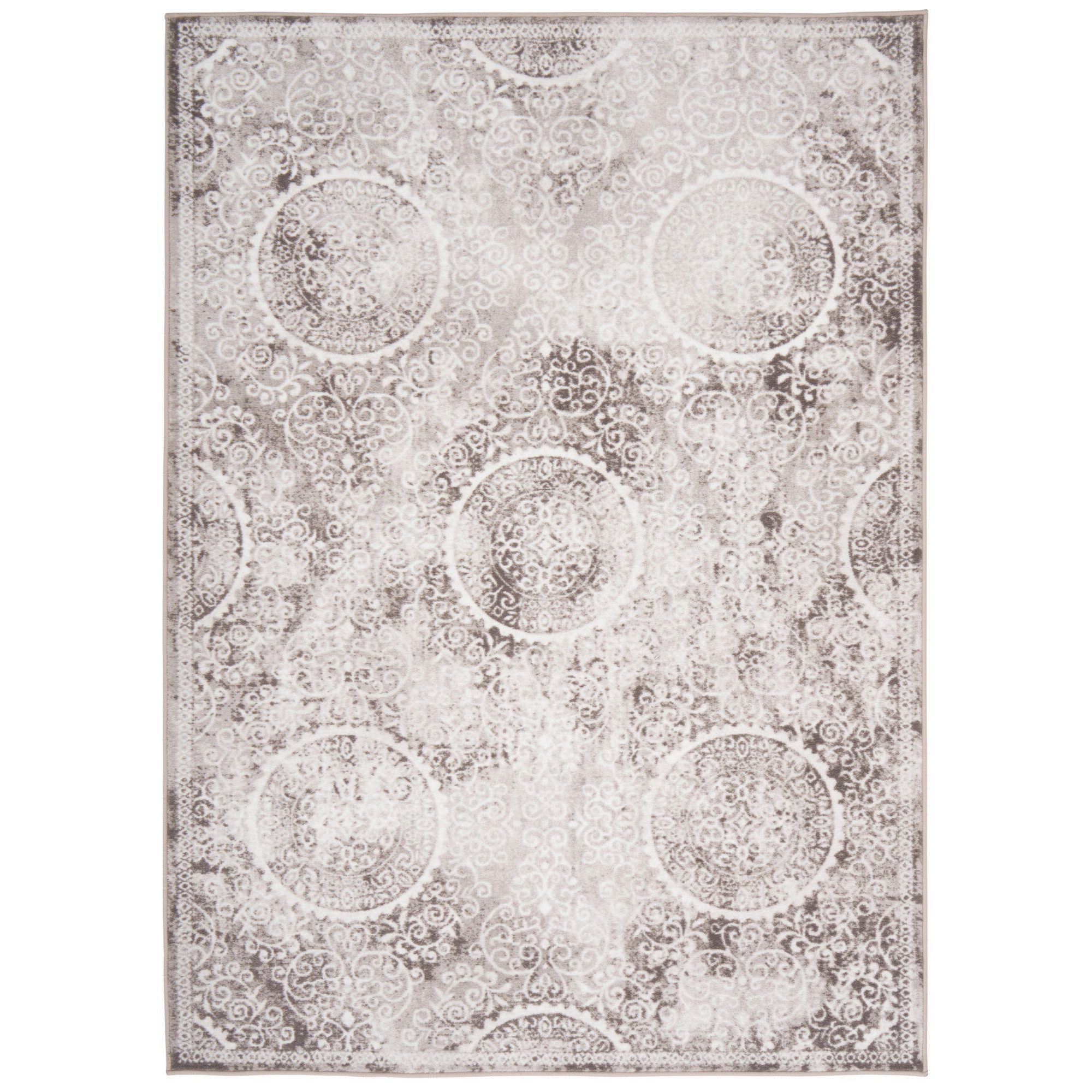 Pergamon Designteppich Designer Teppich Tawira Vintage Klassik Barock, Rechteckig, Höhe: 12 mm