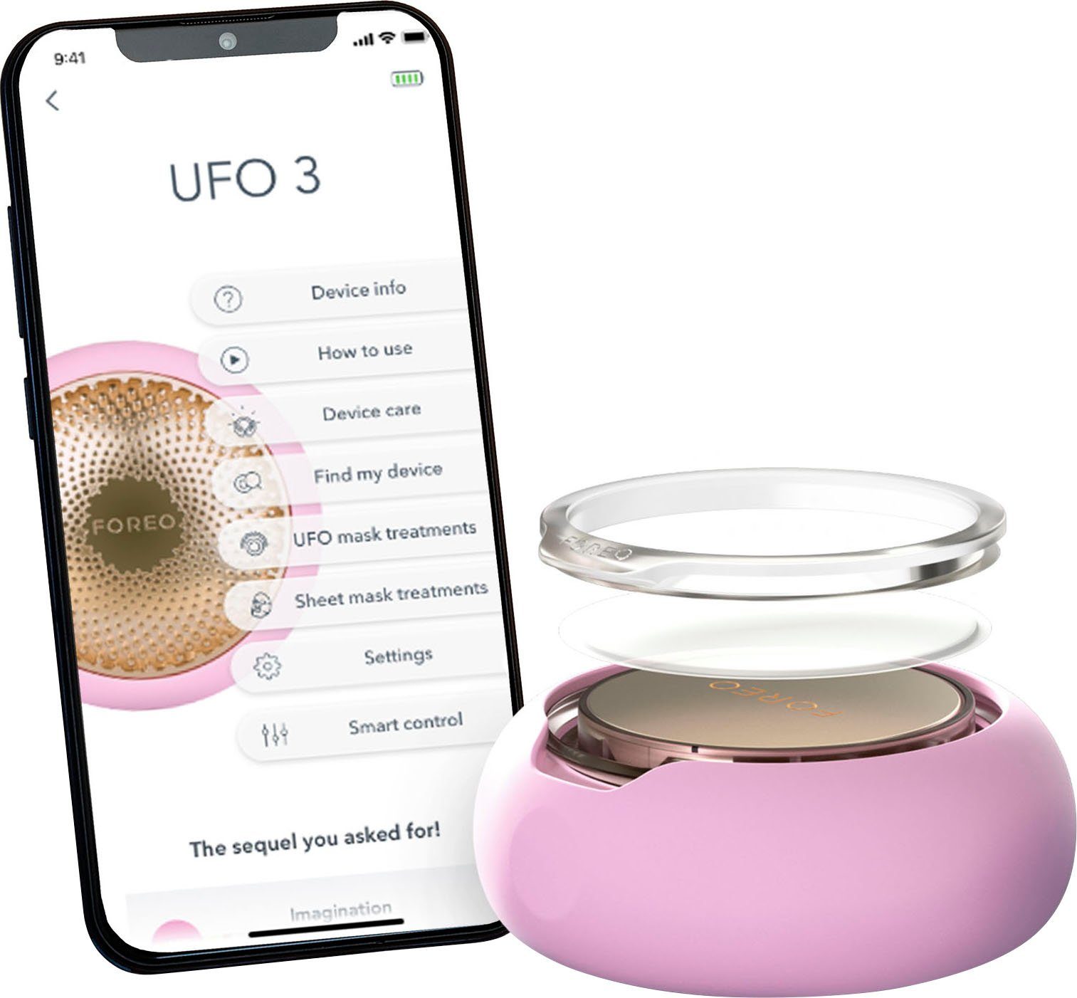 FOREO Kosmetikbehandlungsgerät UFO™ Pink 3 Pearl