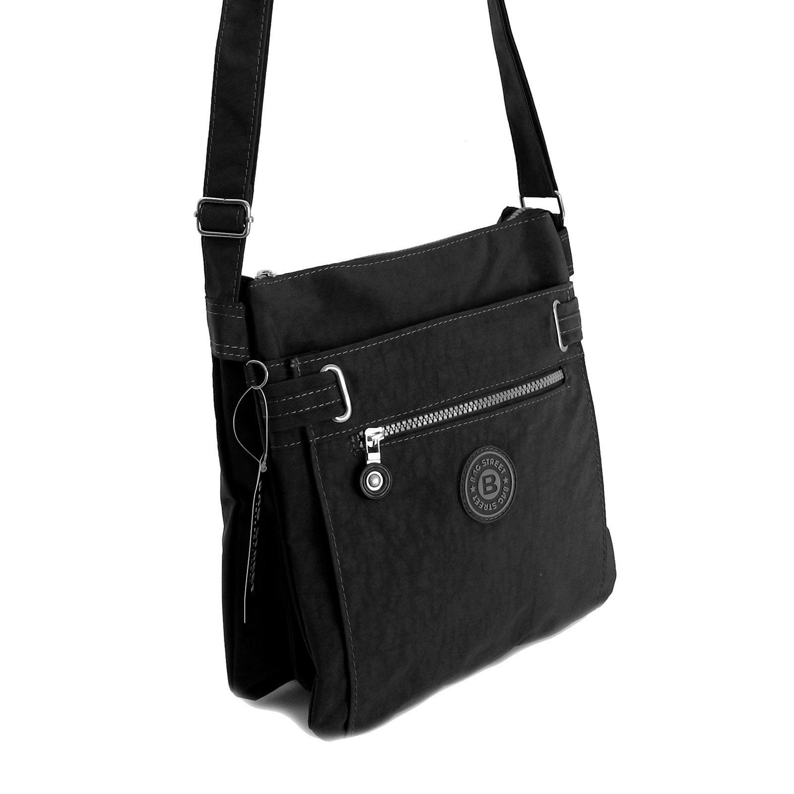 BAG STREET Umhängetasche Bag Street - Uni Crossbody Bag Stofftasche Umhängetasche Auswahl