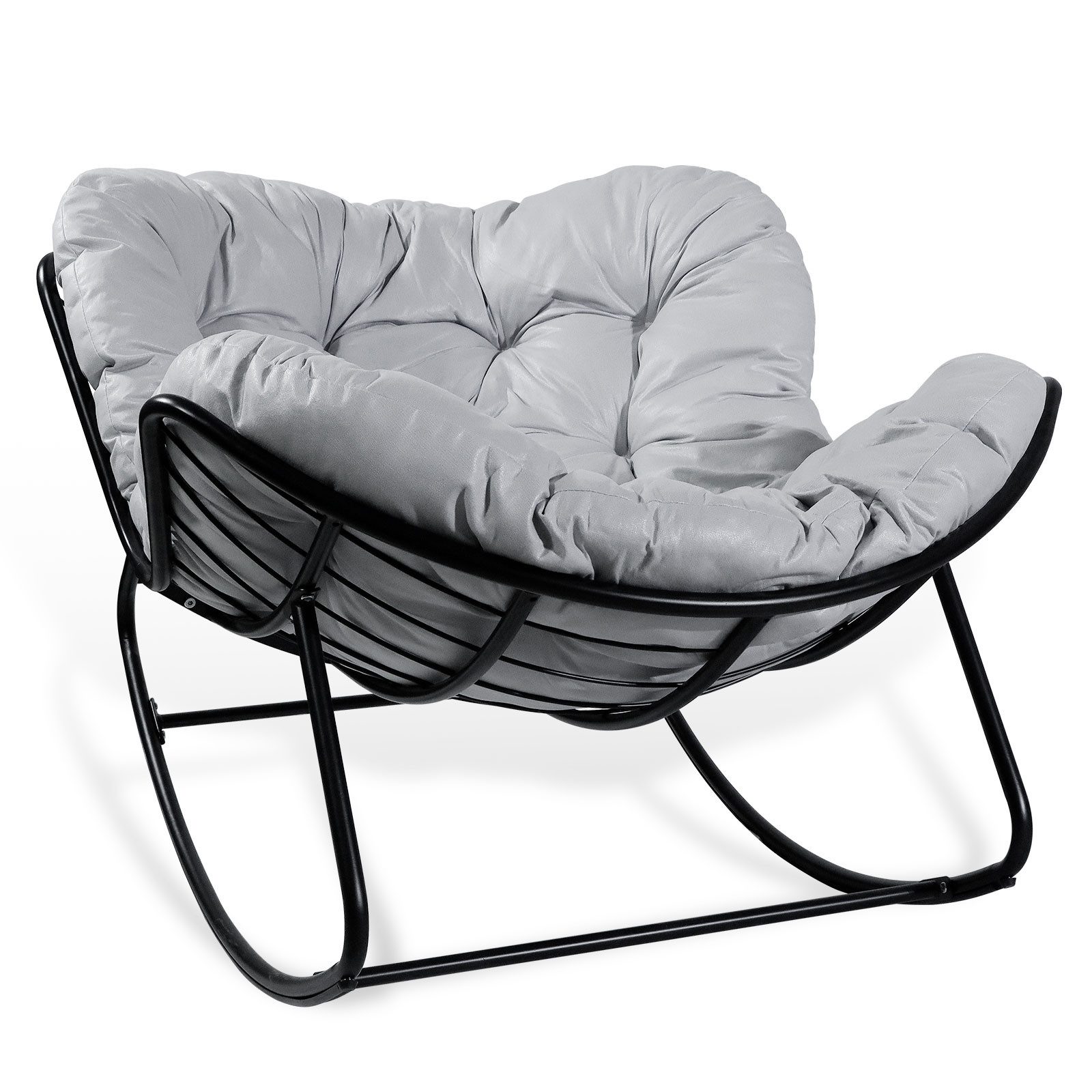 CCLIFE Schaukelsessel Schaukelstuhl Wohnzimmer Schaukelsessel Relaxstuhl günstig online kaufen