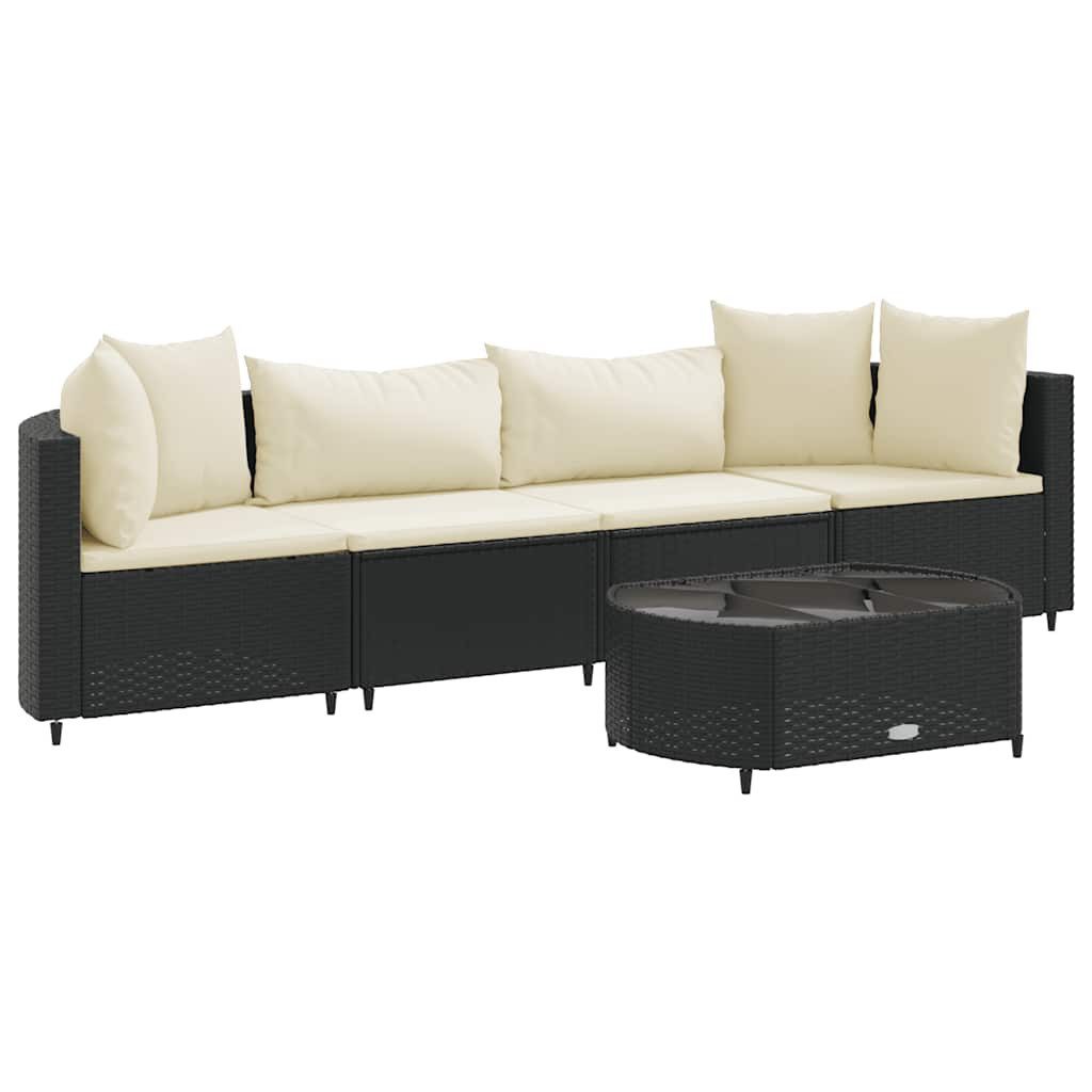 vidaXL Gartenlounge-Set 5-tlg. Garten-Sofagarnitur mit Kissen günstig online kaufen