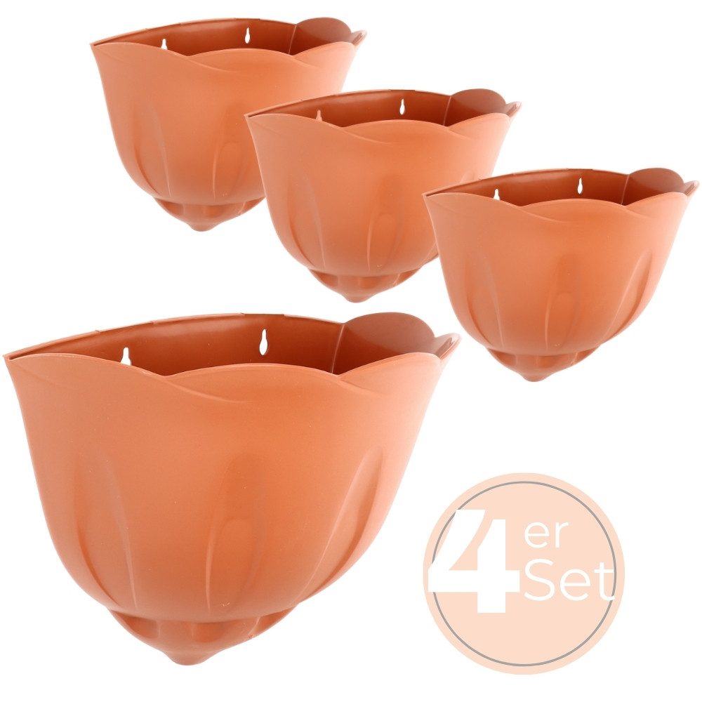 GarPet Blumentopf 4x Blumen Topf Wand günstig online kaufen