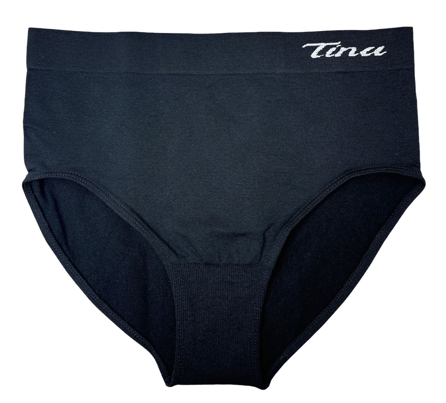 Dekker Taillenslip Damenslip "Tina" Seamless ohne Nähte super elastisch (Packung, 3er Pack) mit Logoschriftzug am Wäschebund