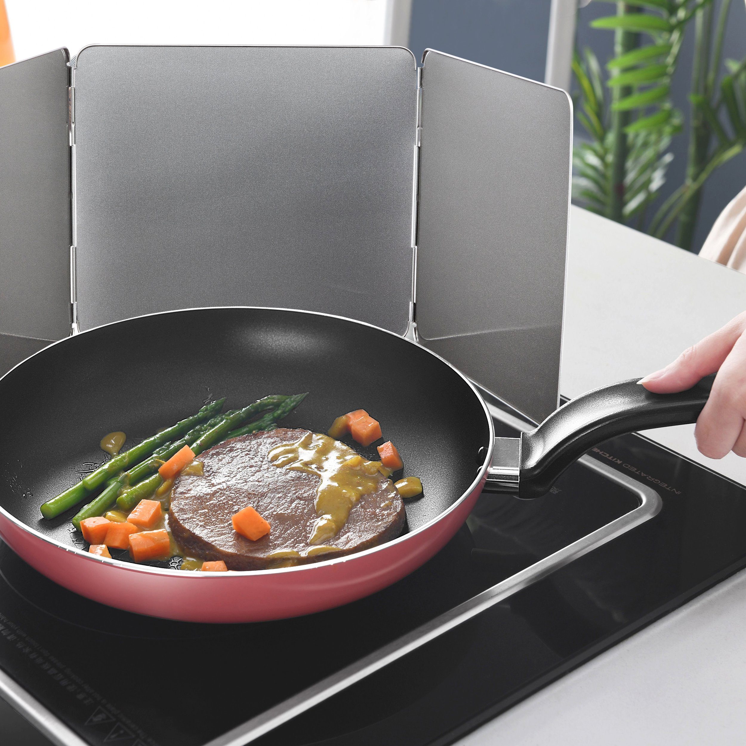 ONVAYA Spritzschutz Küchen Antihaft Spritzschutz, Spülmaschinengeeignet