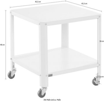 andas Beistelltisch Sverker (1-St), Beistelltisch aus Metall, in verschiedenen Farbvarianten, Höhe 48 cm