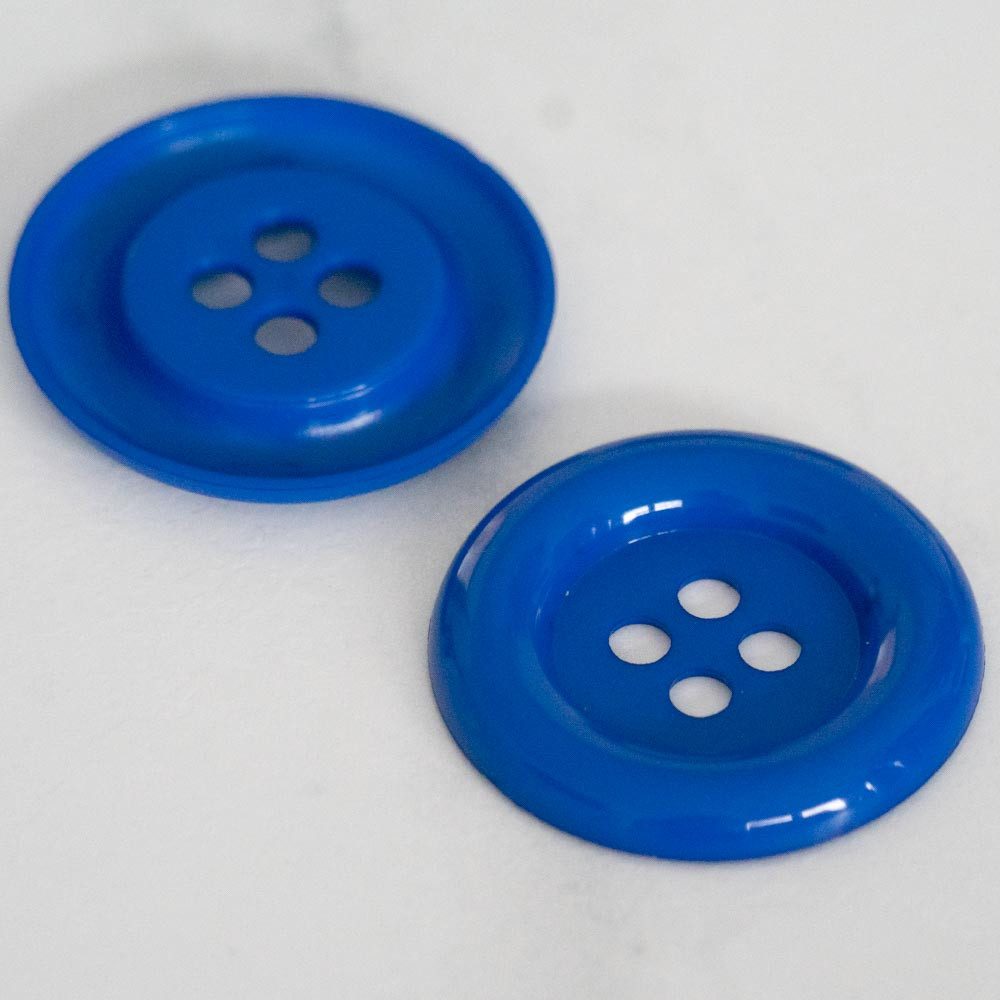 Goldschmidt Kostüme Kostüm XL-Knöpfe 5cm 4 Stk blau