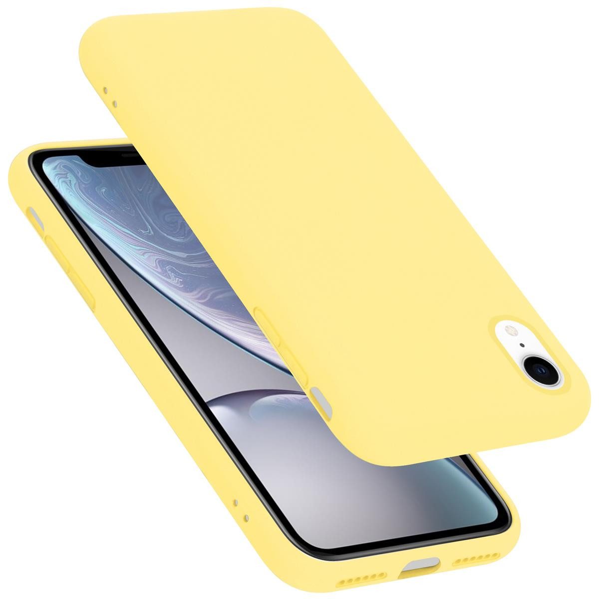 Cadorabo Handyhülle für iPhone XR Hülle Apple iPhone XR, Flexible Hülle TPU Silikon Schutzhülle Back Cover Case