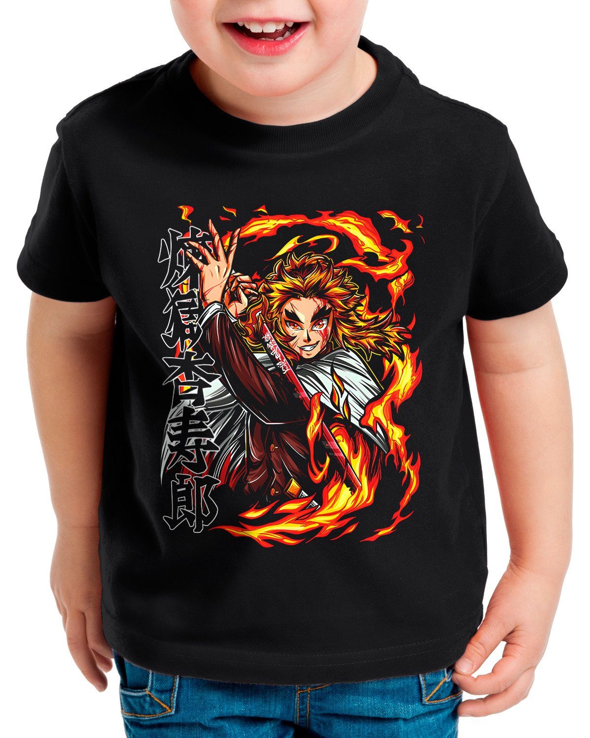 style3 T-Shirt Sword Master demon slayer anime japan manga cosplay