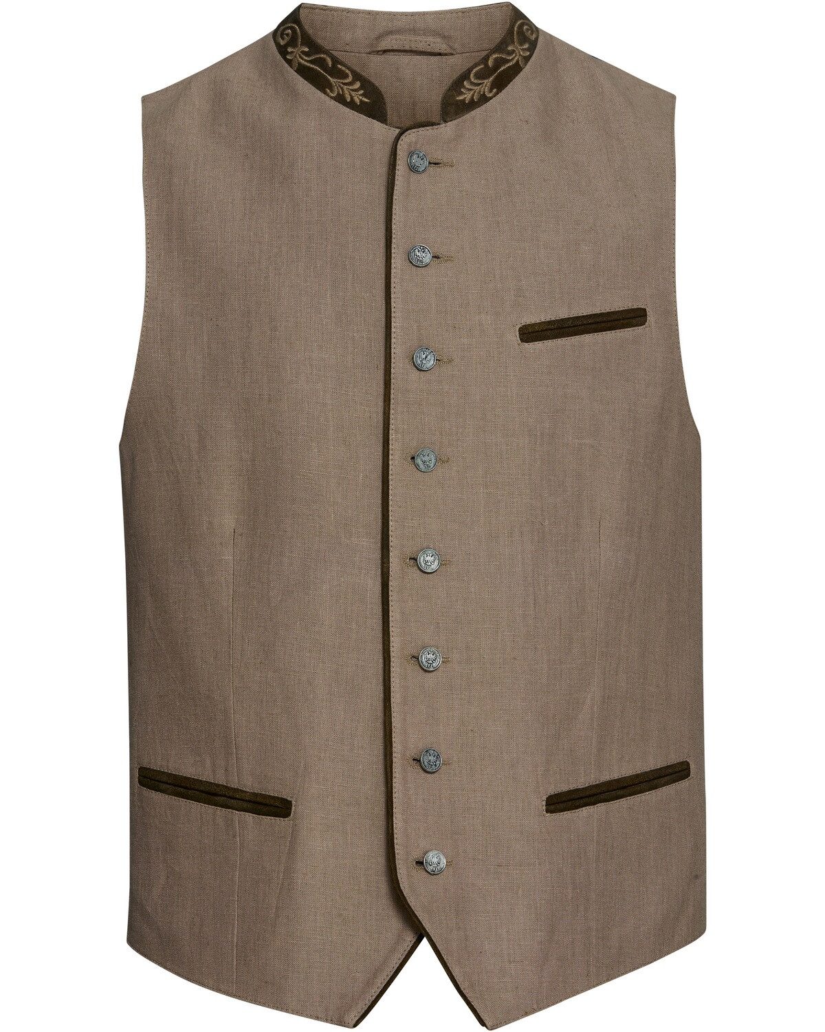 Almsach Trachtenweste Leinenweste