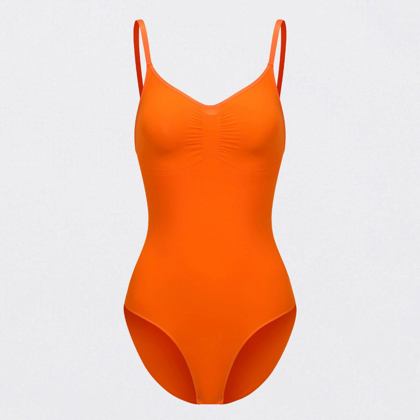 cfab Shaping-Body Bodysuit Sculpting Shapewear mit Slip-Sunset Orange-XS (1-tlg)
