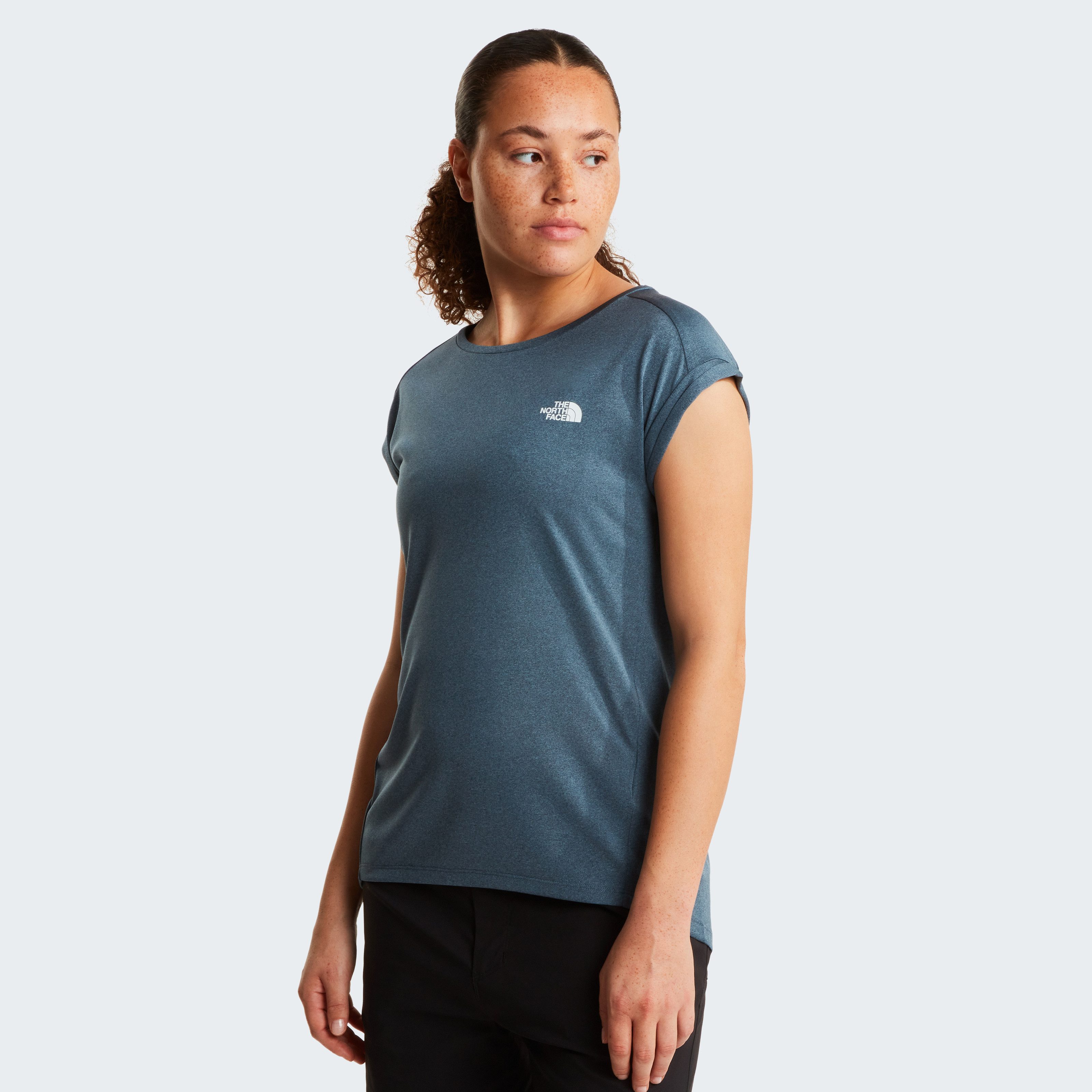 The North Face Funktionsshirt W TANKEN TANK - EU weiter Rundhalsausschnitt, überschnittene Ärmel, sportlicher Stil