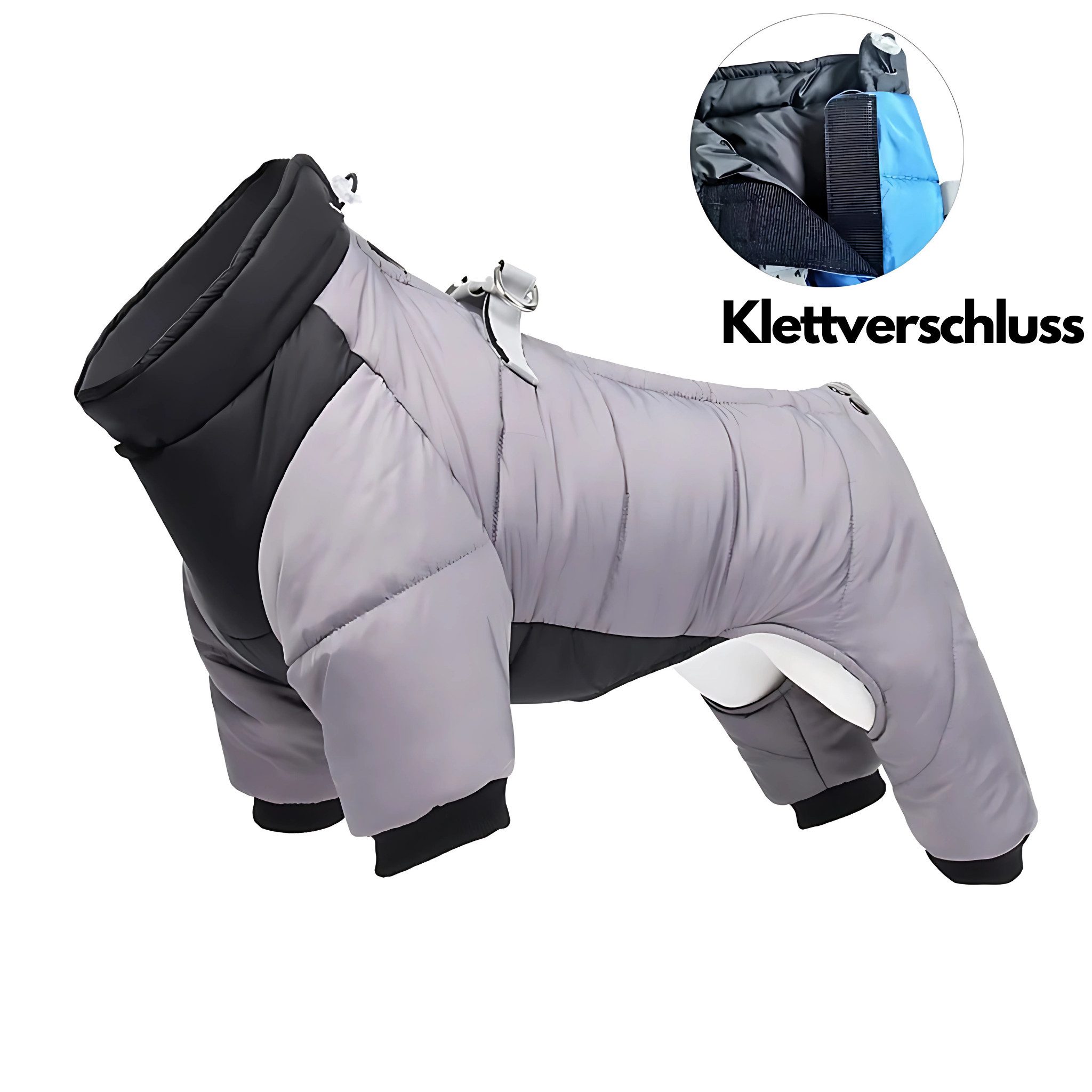 FLOCKI Pets™ Hundejacke Hundejacke Winterjacke mit Leinenhaken, für Hunde in verschiedenen Größen, wasserabweisend
