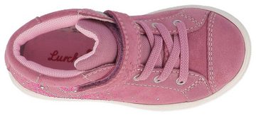 Lurchi Blinkschuh Shalisa Sneaker mit glitzernden Steinchen, Freizeitschuh, Halbschuh, Schnürschuh