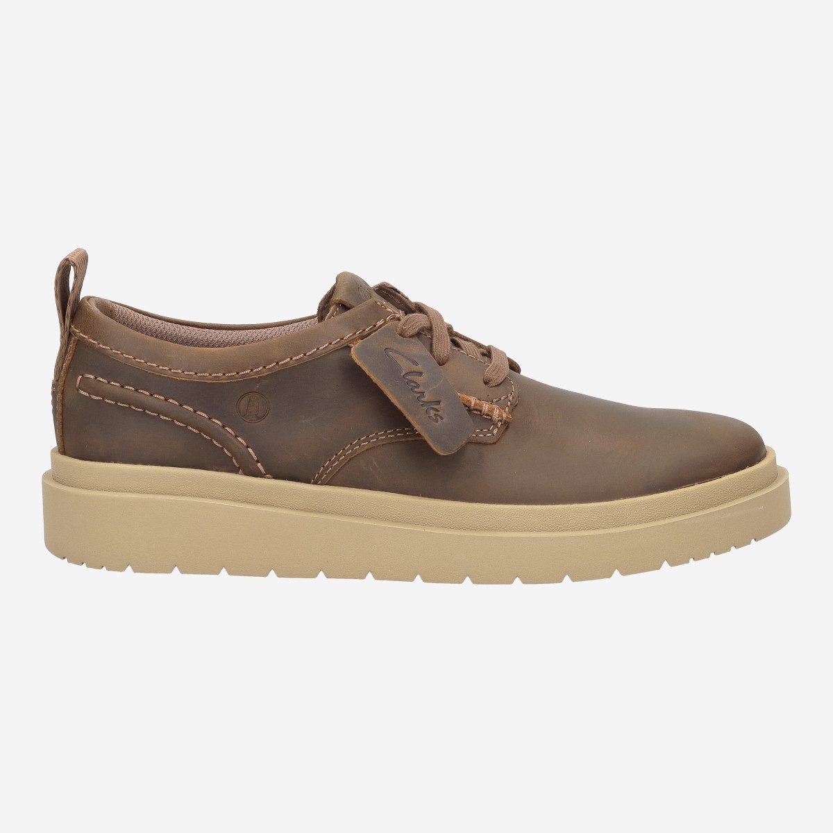 Clarks Clarks Polden Lace 26180863 7, Schnürschuhe, Braun, Herren Schnürschuh