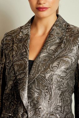 Next Jackenblazer Einreihige Jacke aus Jacquard in Metallic (1-tlg)