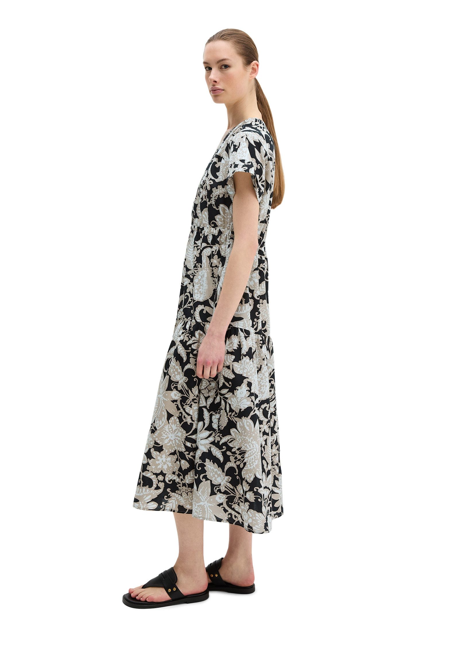 Marc O'Polo Druckkleid aus bedrucktem Light-Popeline