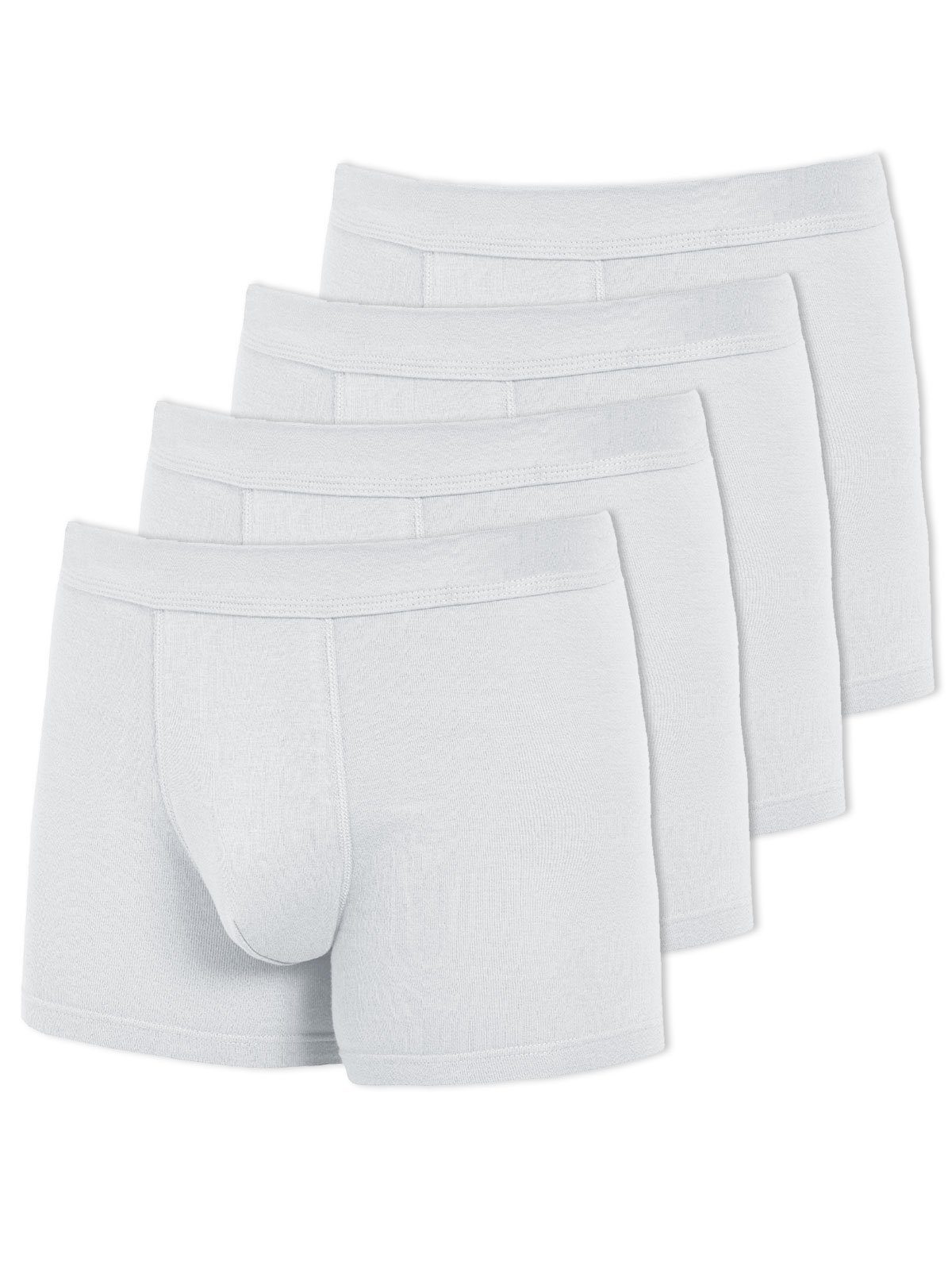 KUMPF Retro Pants 4er weiss Sparpack (Spar-Set, 4-St) Bio - Cotton Pants Herren