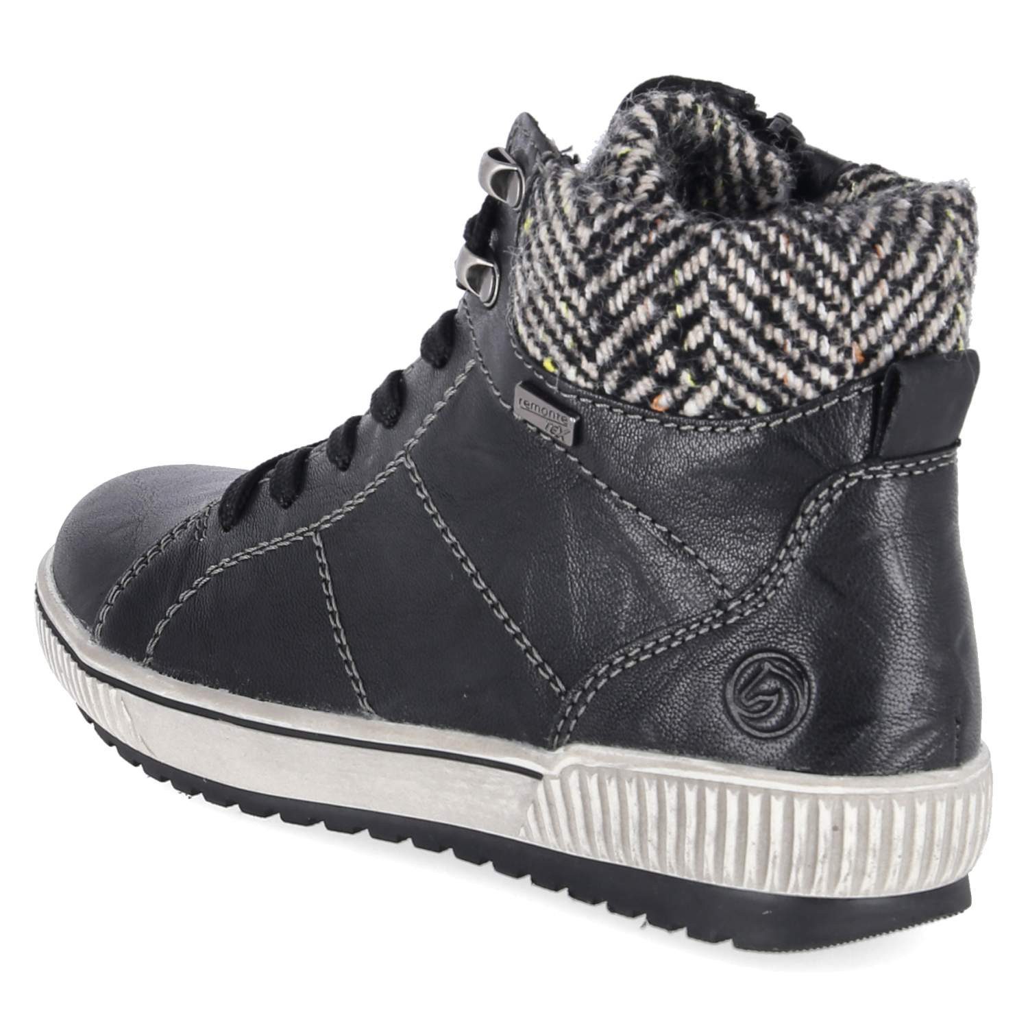 Remonte Remonte D0784-03 Damen Leder & Textil black Winterstiefel