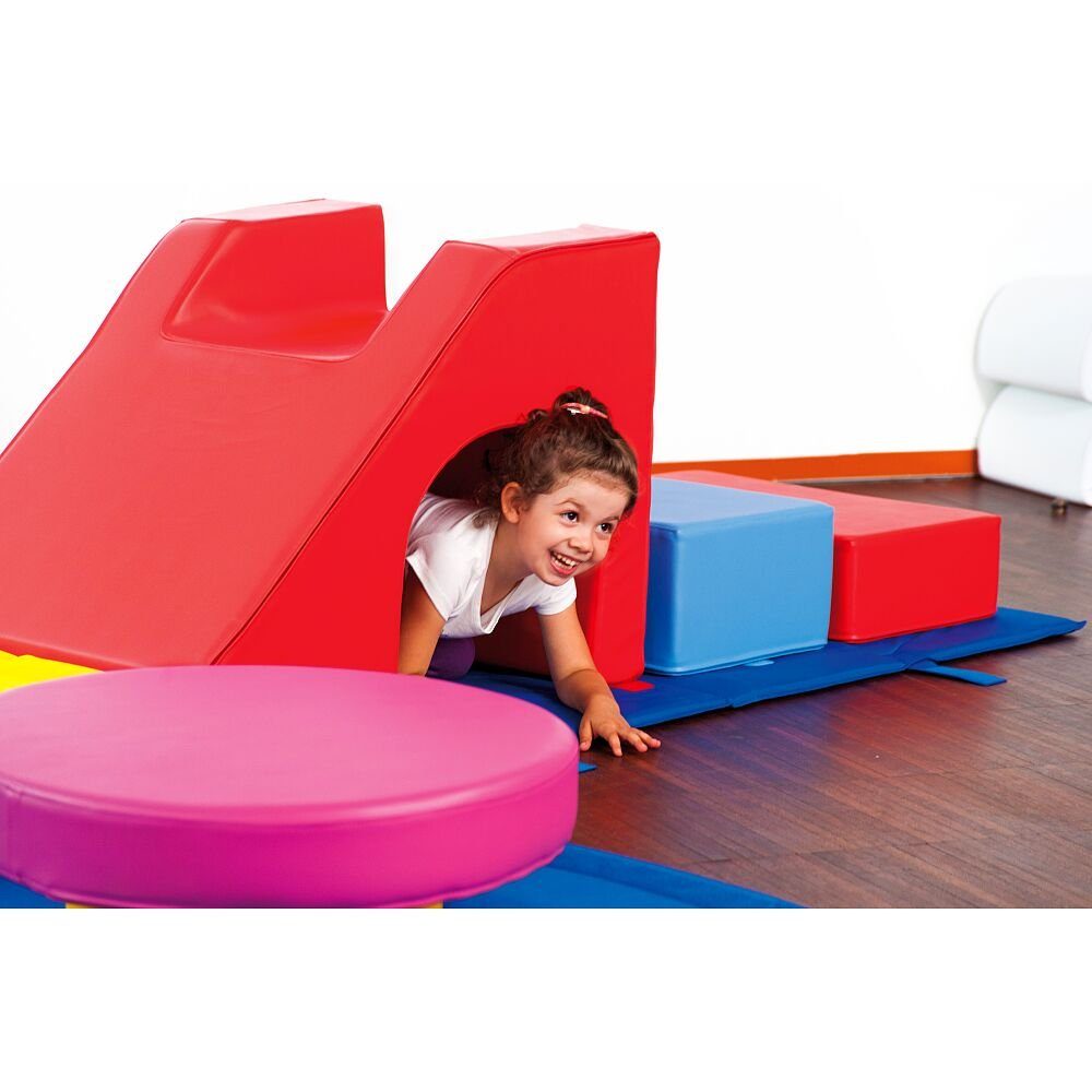 Spielmatte Schaumstoffbausteine-Set Gymnastik-Box, Für fantasievolles Spielen