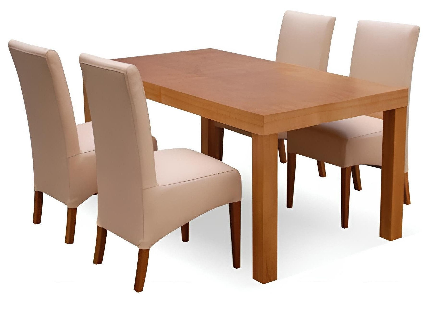 Xlmoebel Sitzgruppe 4er Stuhl-Set mit gepolsterten Designer-Stühlen für Küche, Hergestellt in Europa