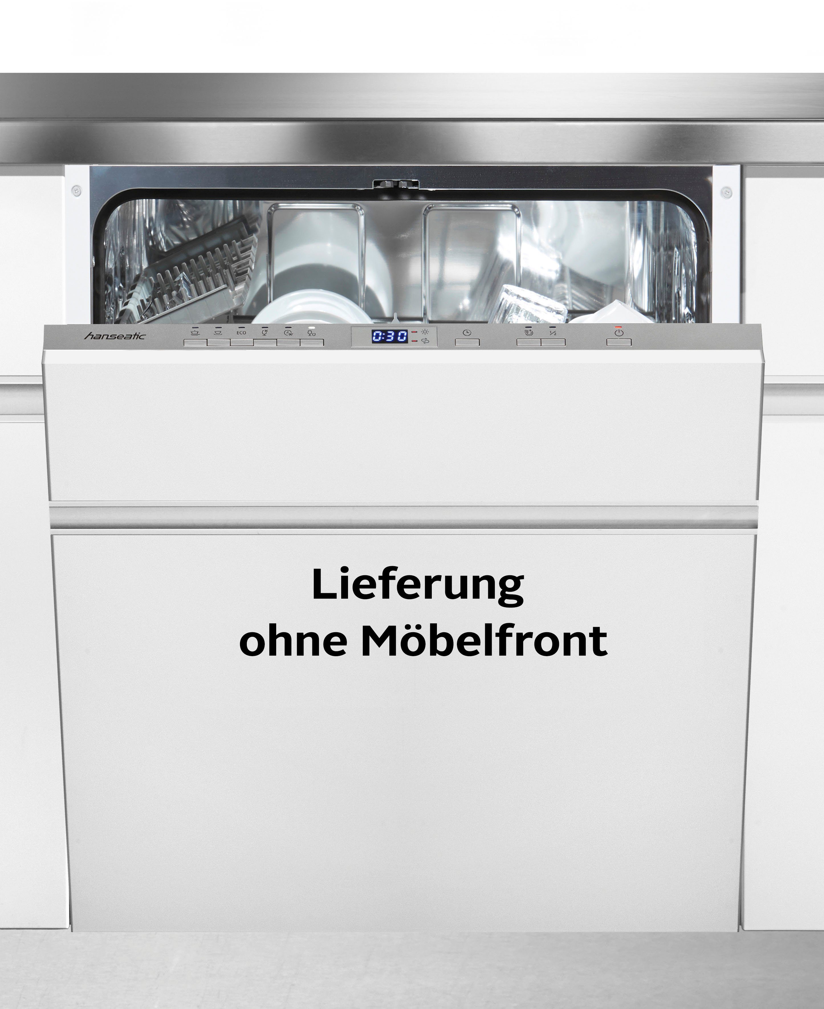 Hanseatic vollintegrierbarer Geschirrspüler HGVI6082E137713IS, 13 Maßgedecke, vollintegrierbar, für 13 Maßgedecke, mit 6 Programmen