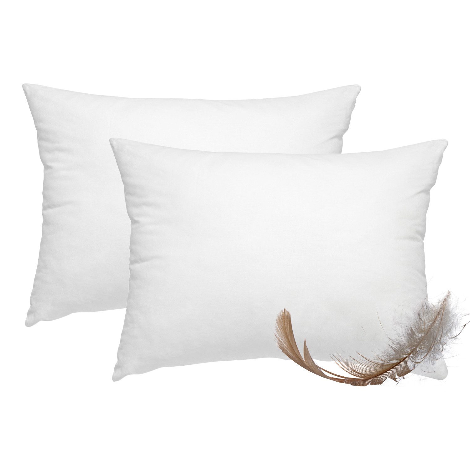 wometo Federkissen Home, in über 10 Größen, Füllung: Federn, Doppelset, OEK günstig online kaufen
