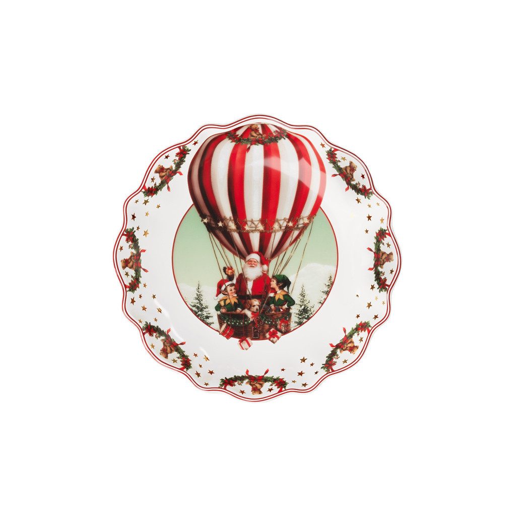 Villeroy & Boch Servierschüssel Annual Christmas Edition Jahresschale 2026, Porzellan, (1-tlg), Premium Porcelain, 1 Stck, Handwäsche empfohlen