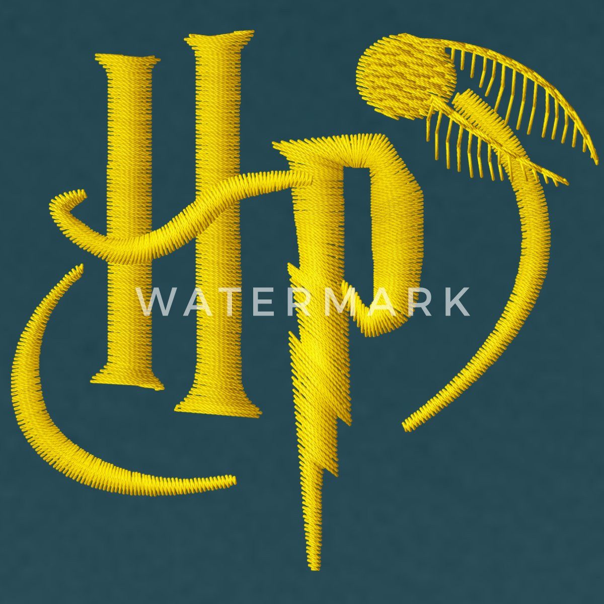 Spreadshirt T-Shirt Harry Potter kleines Logo Stick Relaxed Fit Unisex T-Shirt (1-tlg)