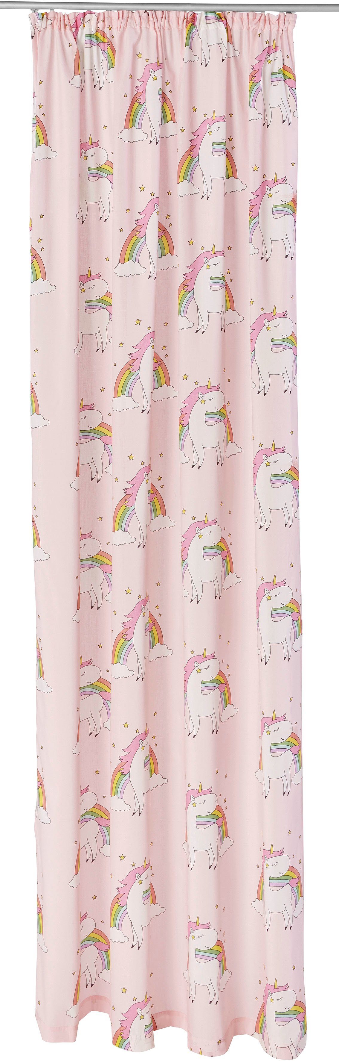 Lüttenhütt Gardine EINHORN, Kräuselband (1 St), günstig online kaufen