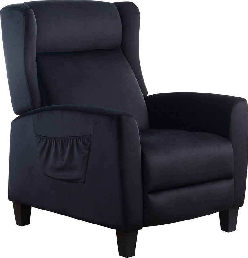 ATLANTIC home collection TV-Sessel, klassischer Кресла mit Relaxfunktion und praktischer Seitentasche