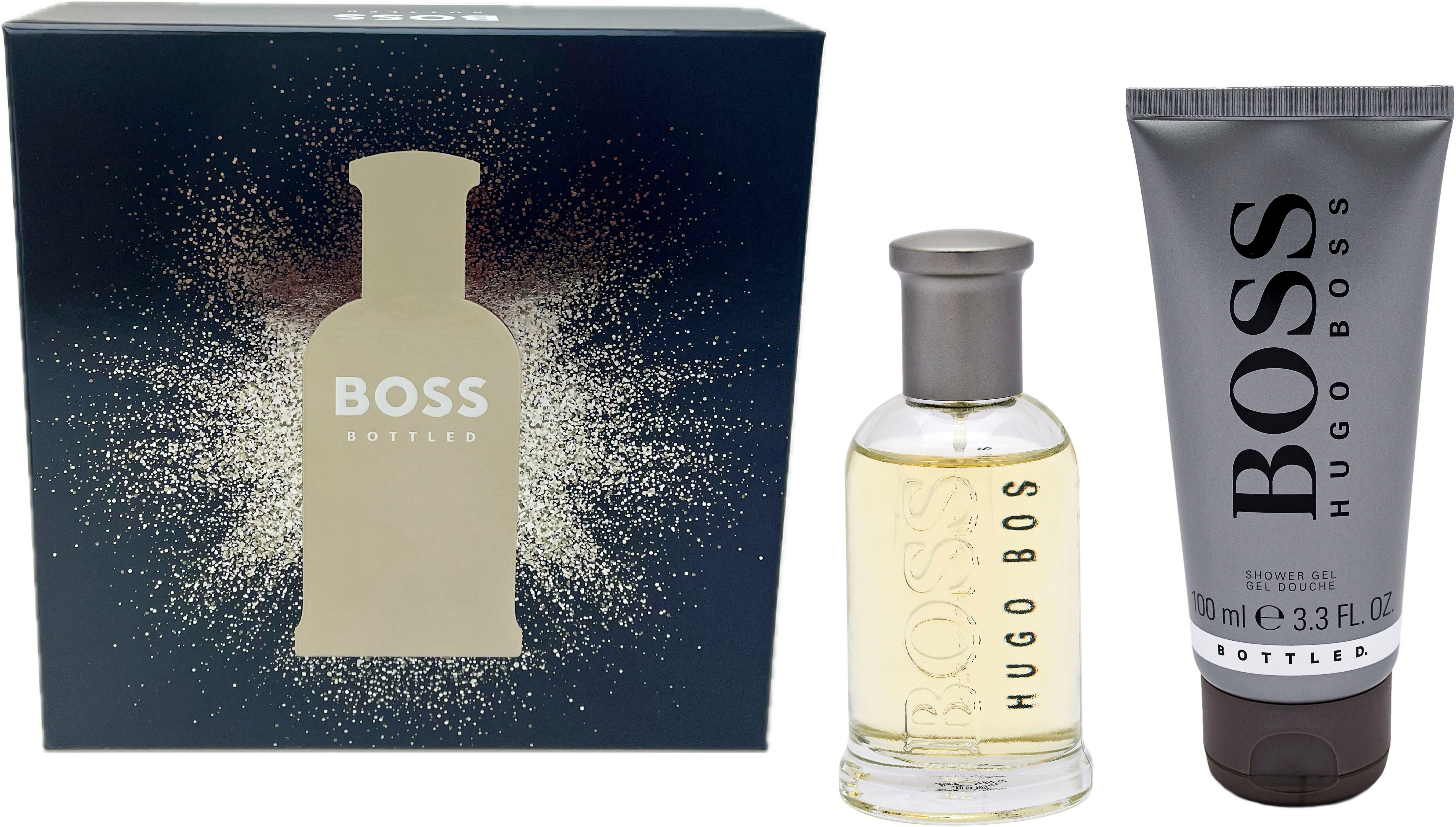 BOSS Duft-Set Boss Bottled, 2-tlg., EdT 50ml und ShowerGel 100ml for him