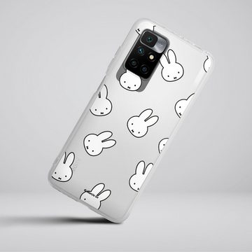 DeinDesign Handyhülle Miffy Muster transparent Miffy Pattern Transparent, Xiaomi Redmi 10 Silikon Hülle Bumper Case Handy Schutzhülle
