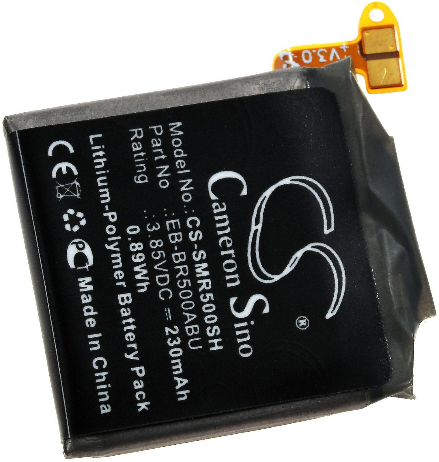 Akku SM-R500, für V) mAh 230 Powery Samsung SM-R500N Akku (3.85