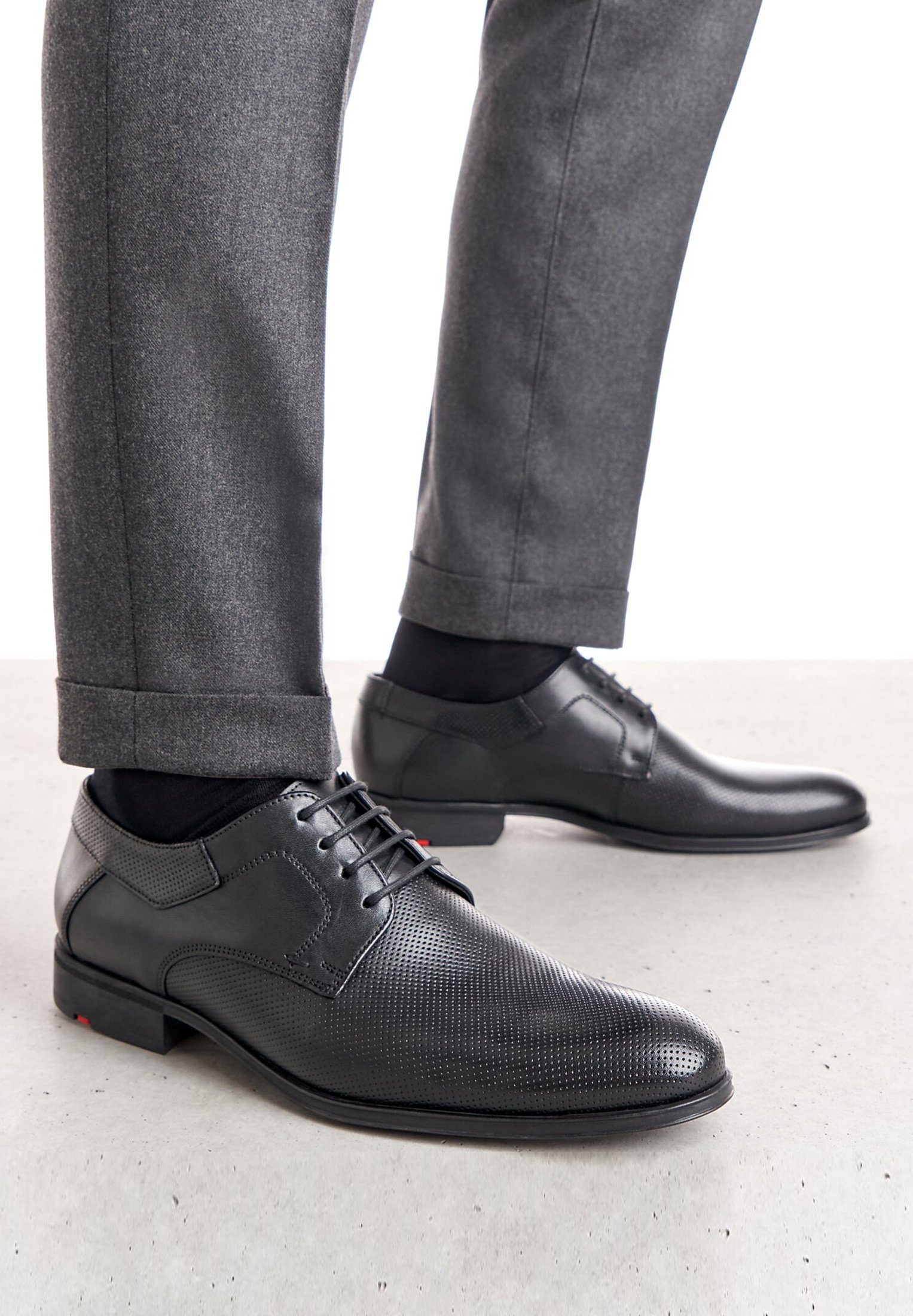 Lloyd Schnürschuh "LEVIN" Schnürstiefel Ton-in-Ton-Nähte günstig online kaufen