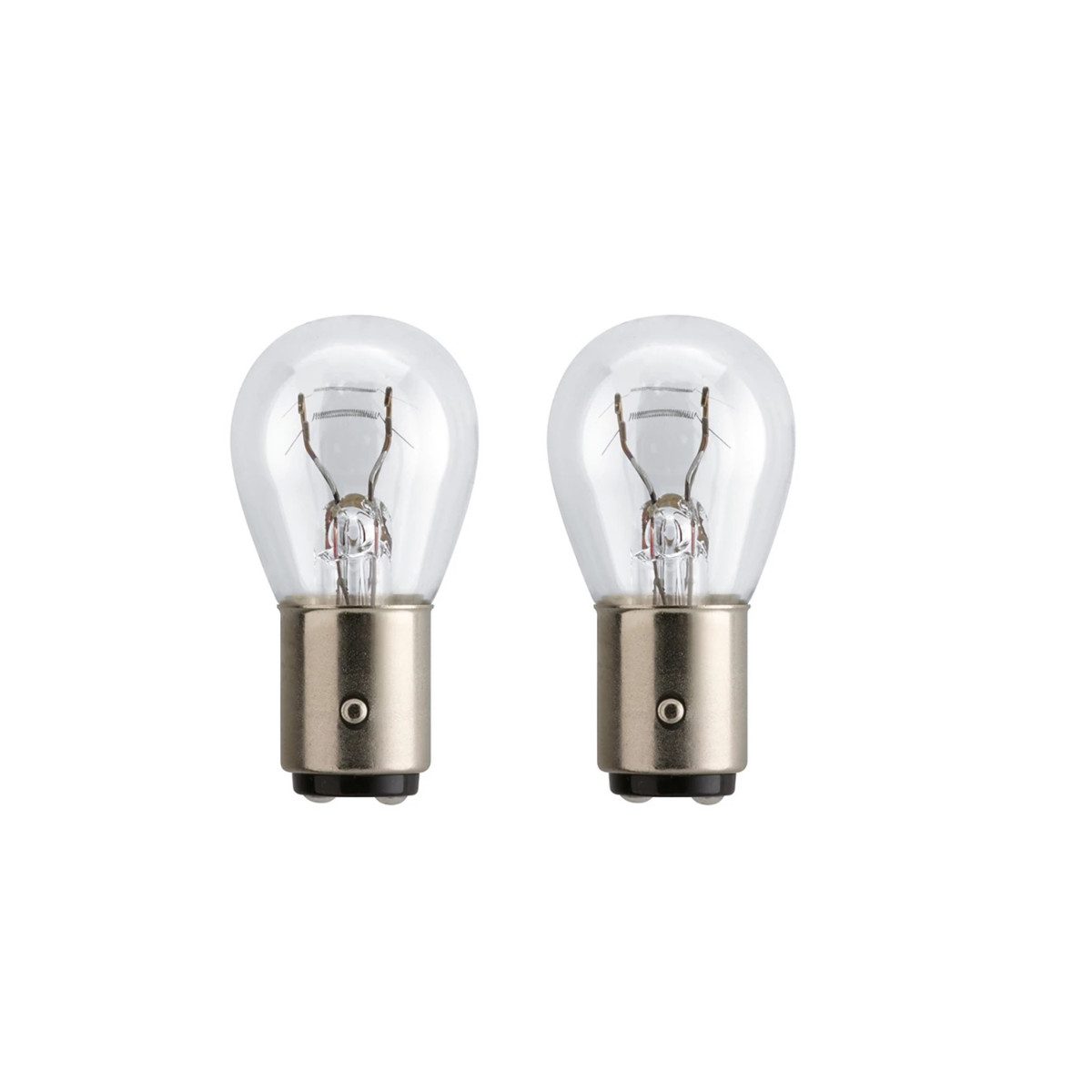 Philips KFZ-Ersatzleuchte P21/5W, BAY15d, 2 St., Warmweiß, 2in1 Brems und Standlichtfunktion für mehr Effizienz