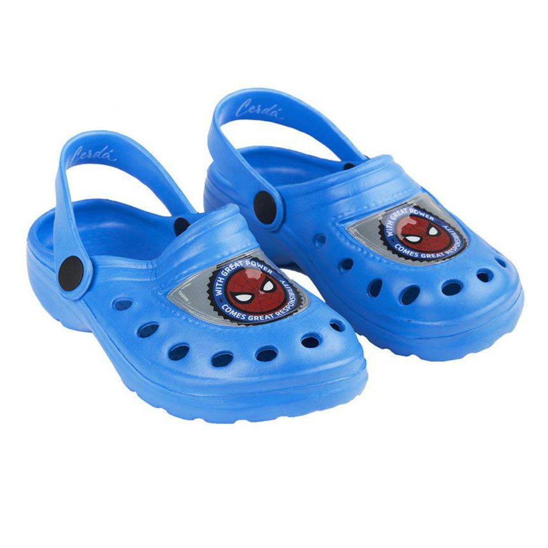 MARVEL Marvel Spiderman Jungen Clogs - Kinder Sandalen Badeschuhe Latschen Clog