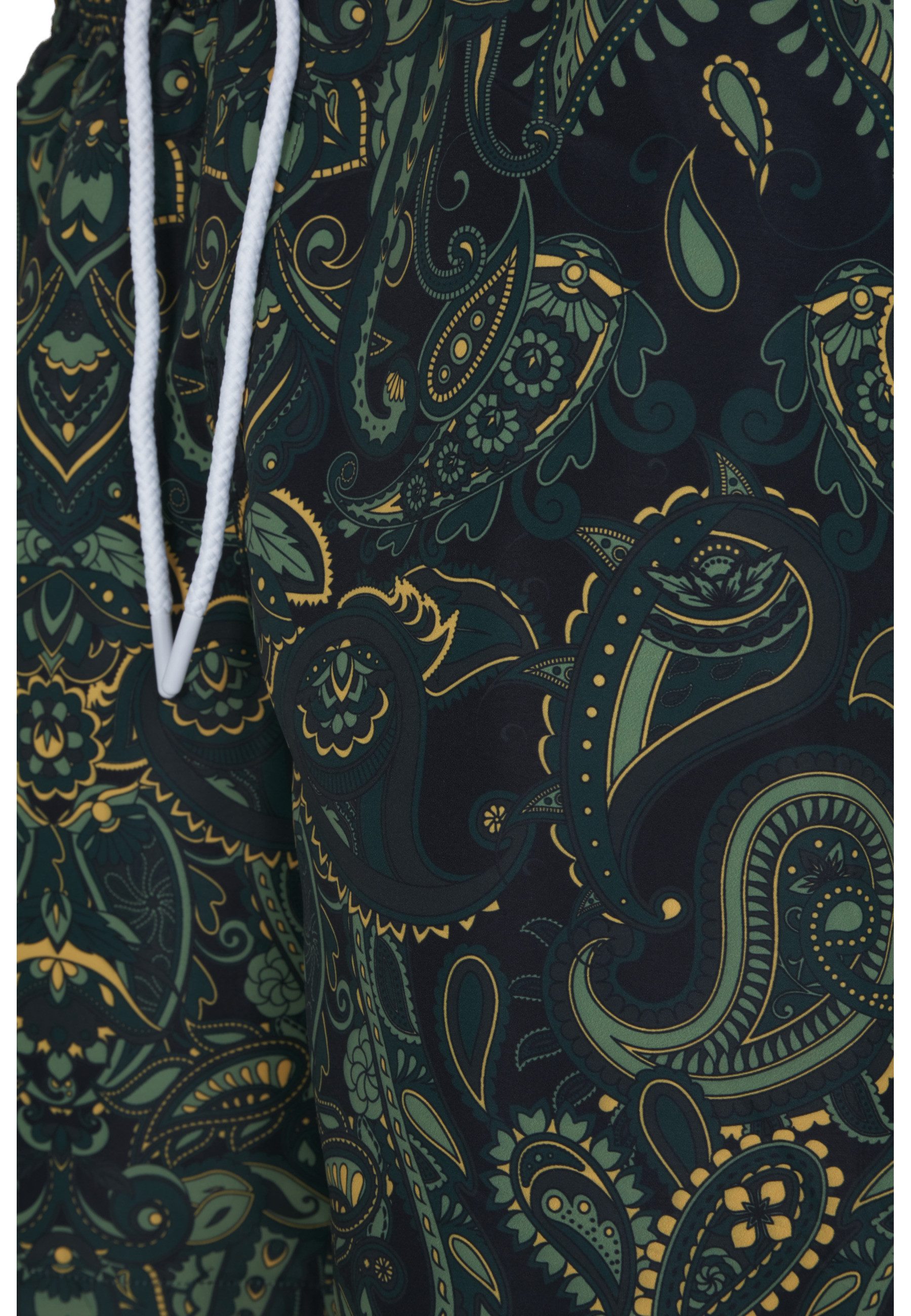 URBAN CLASSICS Badeshorts Urban Classics Herren Paisley Swim Shorts