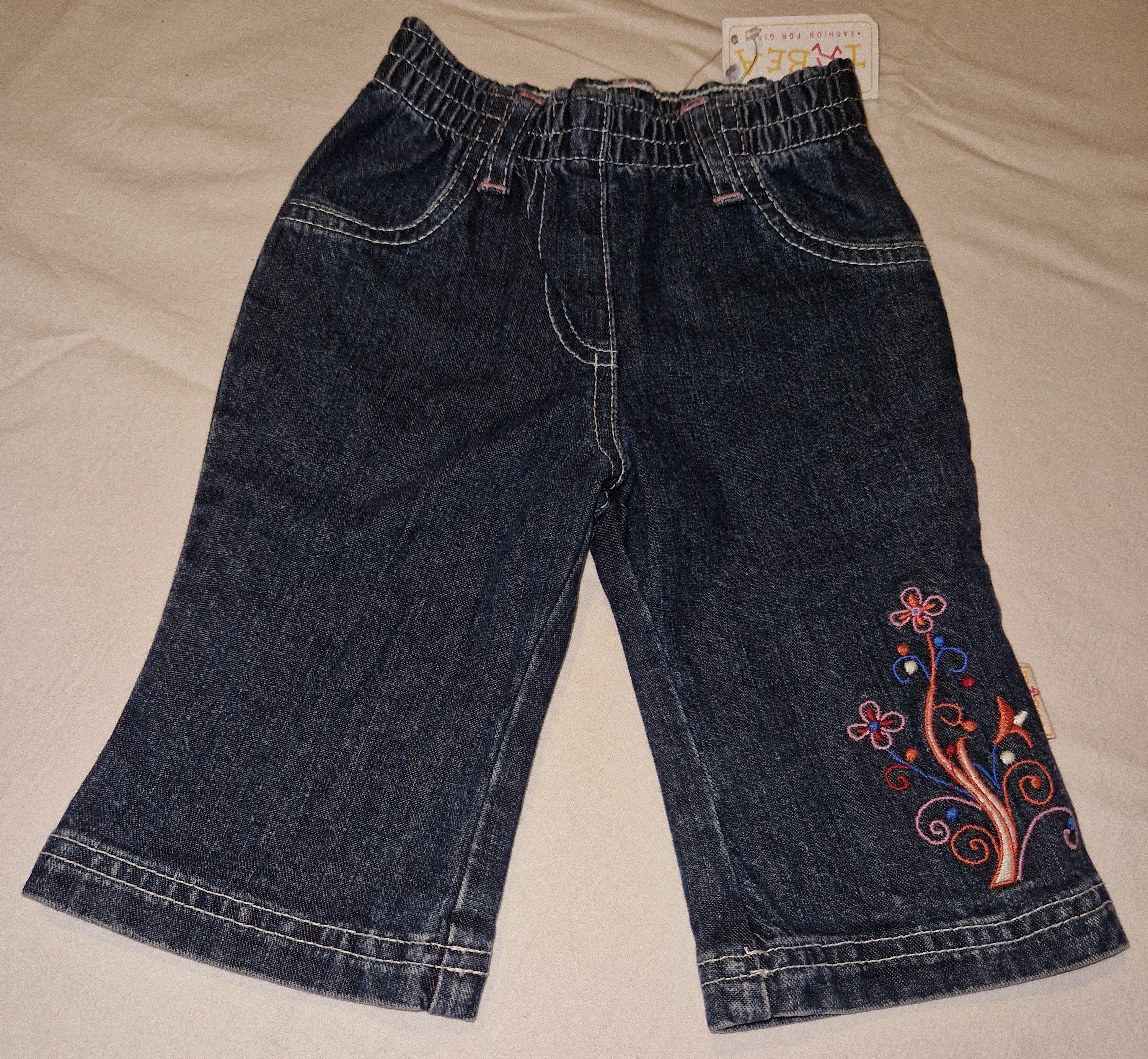 Größe Mädchen Jeans (2211040) blau 62/68 TABEA Bequeme