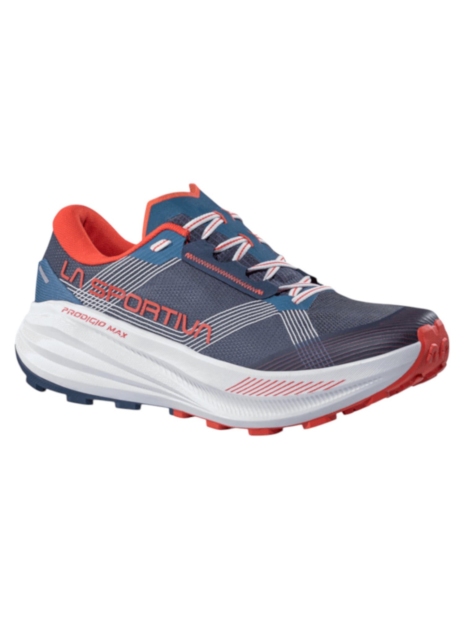 La Sportiva Prodigio Max (für lange Strecken) nachtblau/rot/weiss Herren Laufschuh