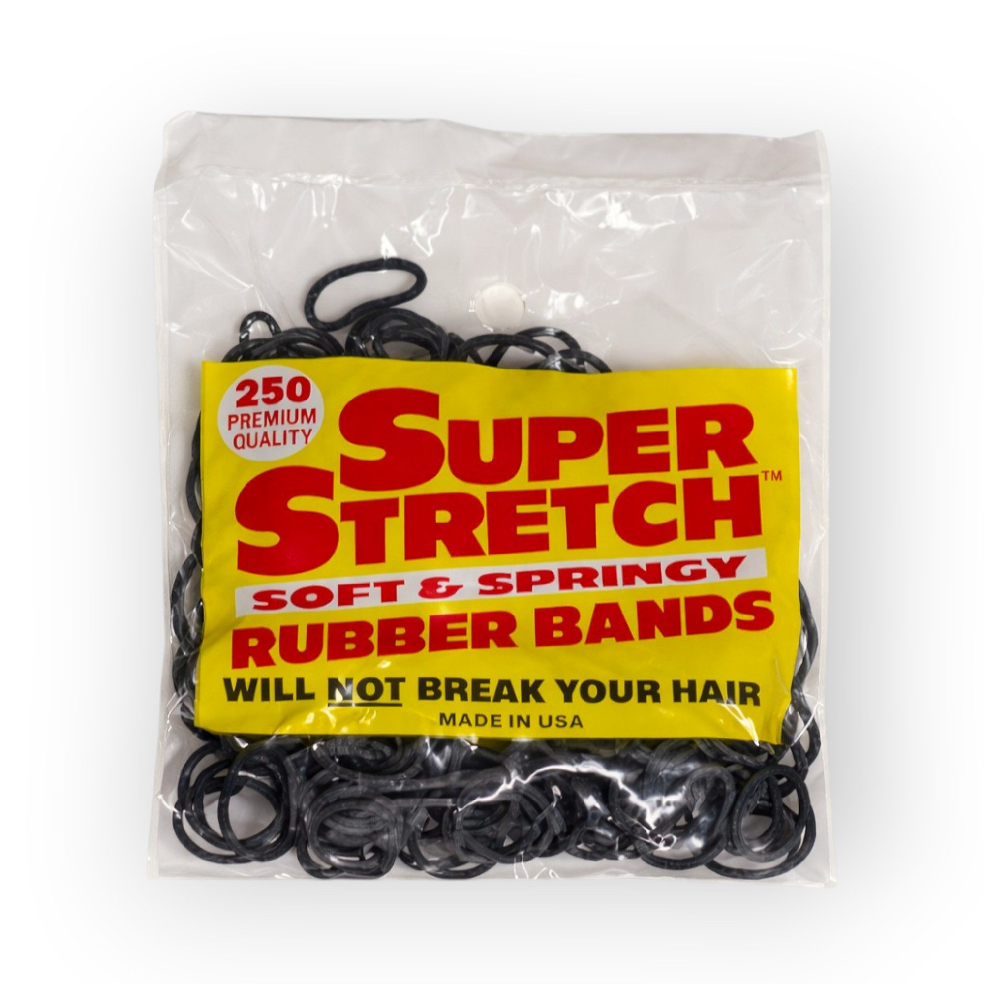 HC Haarband Gummiband Super Stretch 250 Stück, Packung, 1-tlg., Elastisch, für alle Haartypen geeignet