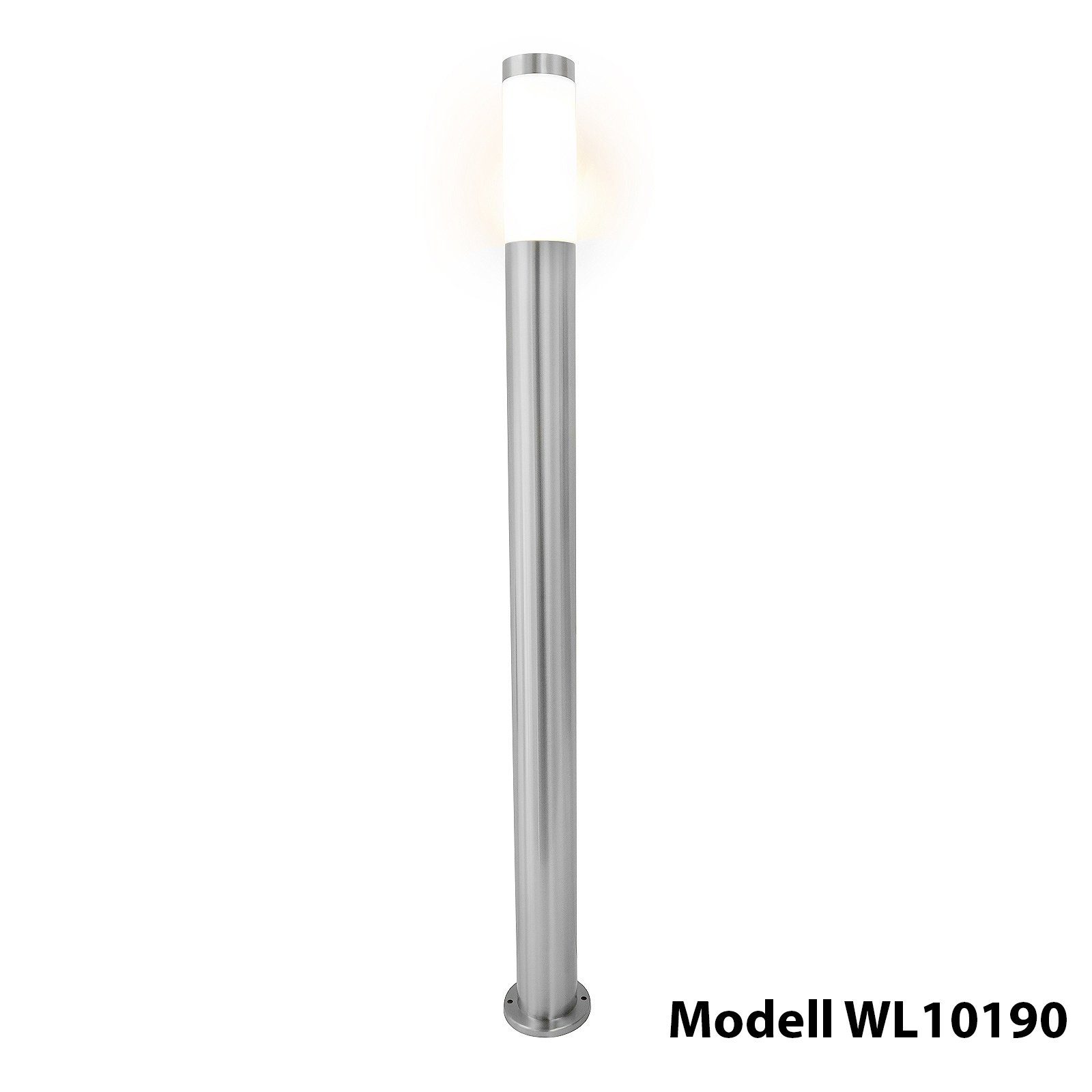 WL10190 7,5 Sockelleuchte, 11 Gartenlampe für Ø Ø Wegleuchte Edelstahl Sockelleuchte - geeignet, cm, cm Grafner - cm, leuchtmittel LED 110 110cm, Sockel Höhe