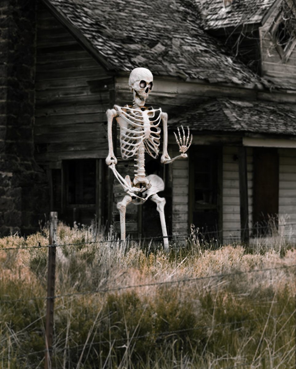 Skelettfigur Riesige Dekofigur Horror-Shop 3 Meter