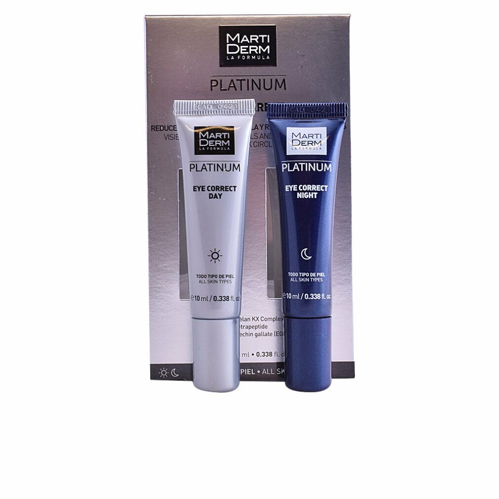 Martiderm Augencreme PLATINUM EYE CORRECT day & night 2 x 10ml