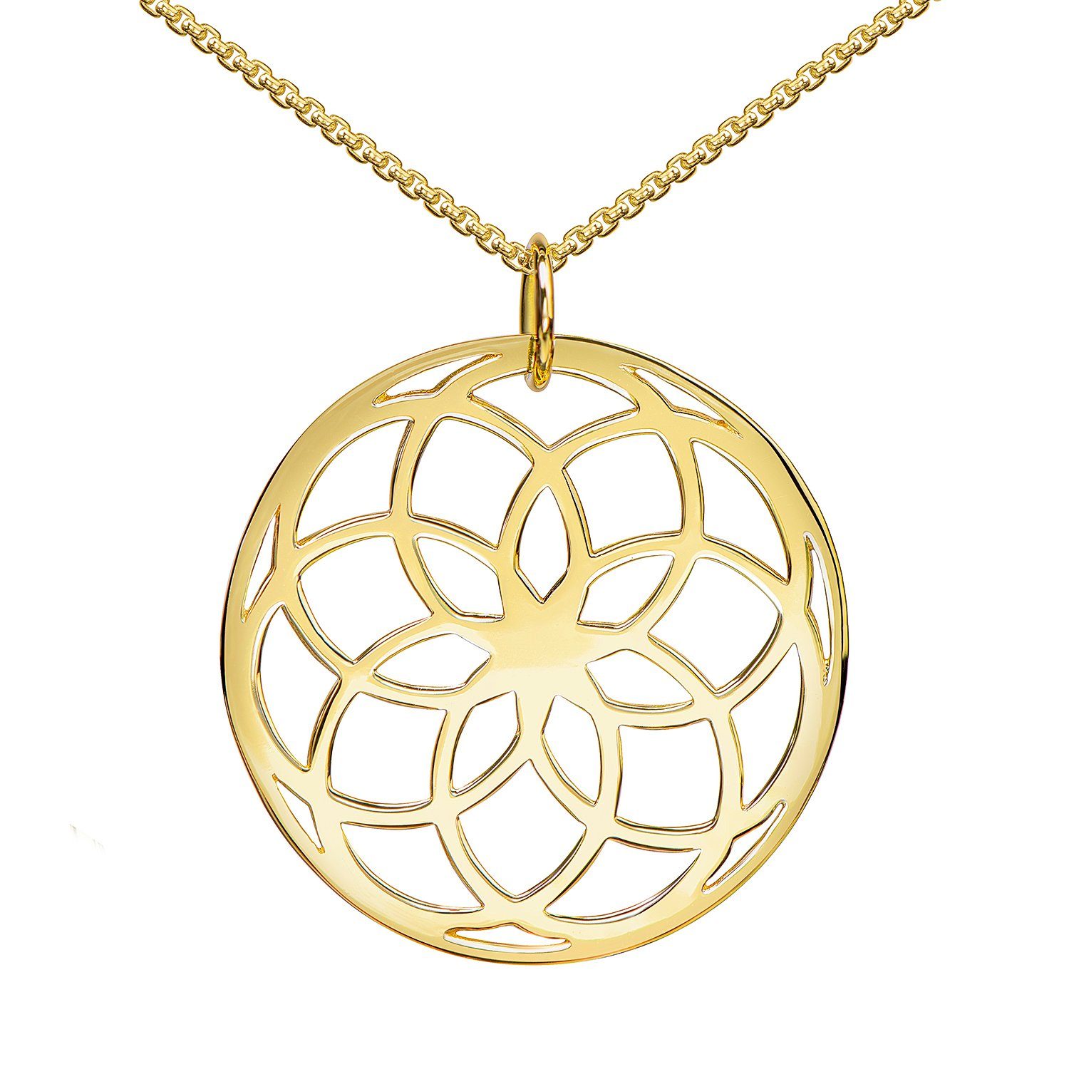 Materia Kettenanhänger Lebensblume / Blume des günstig online kaufen