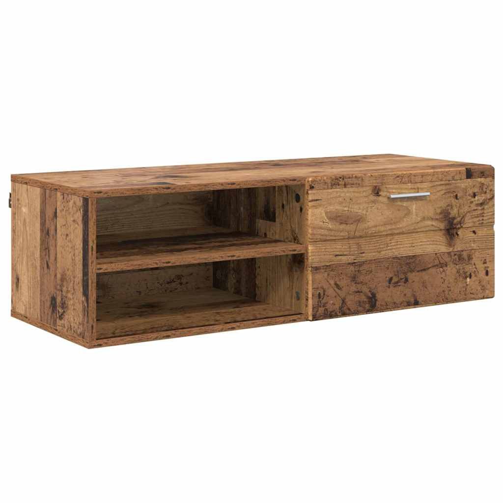 vidaXL Wohnzimmer-Set TV-Schränk mit Regal Altholz günstig online kaufen